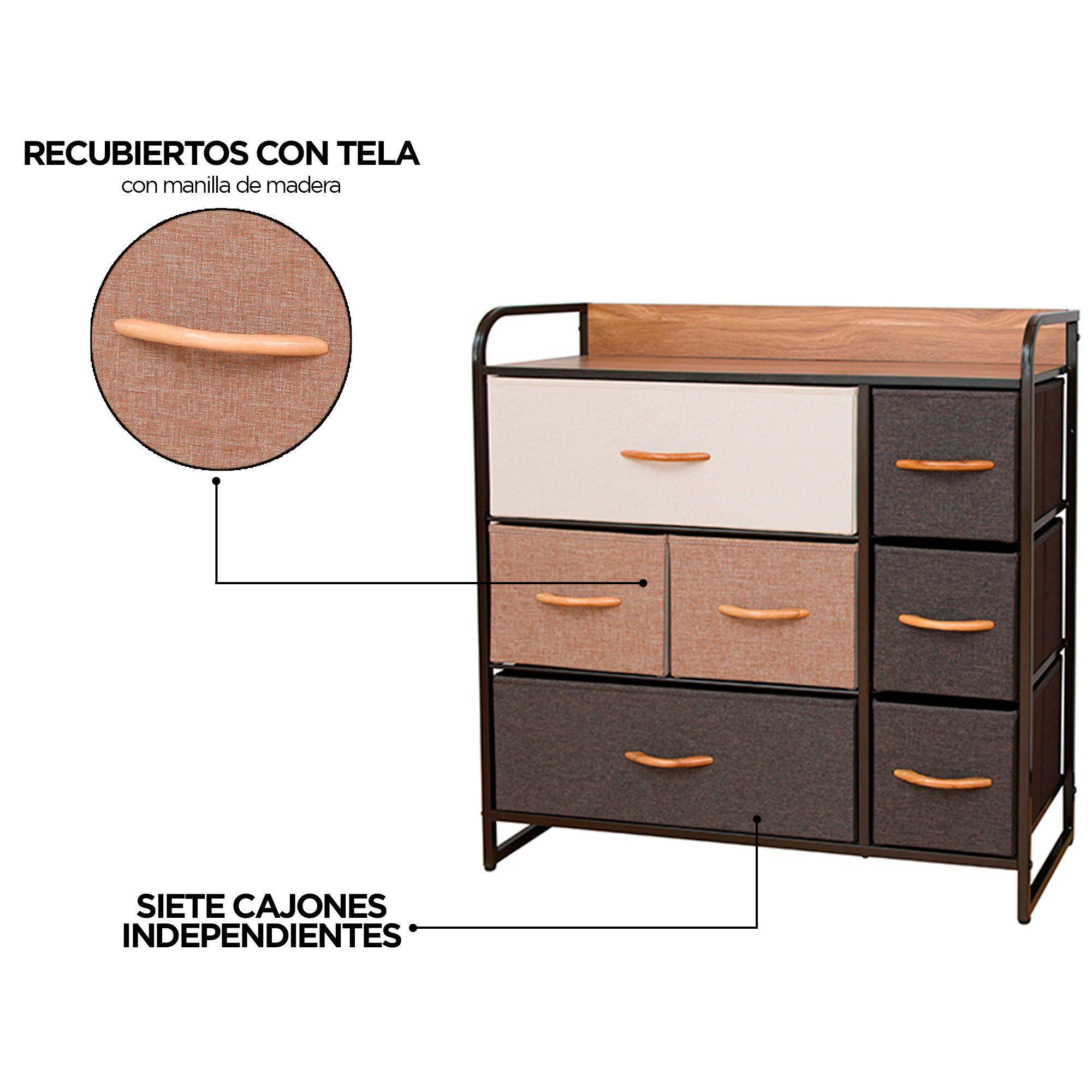 Mueble Cajonera Comoda 7 Cajones Carry All Linea Four Seasons-3