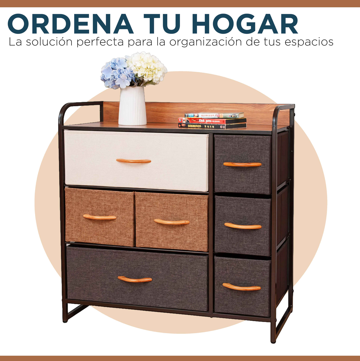 Mueble Cajonera Comoda 7 Cajones Carry All Linea Four Seasons-2