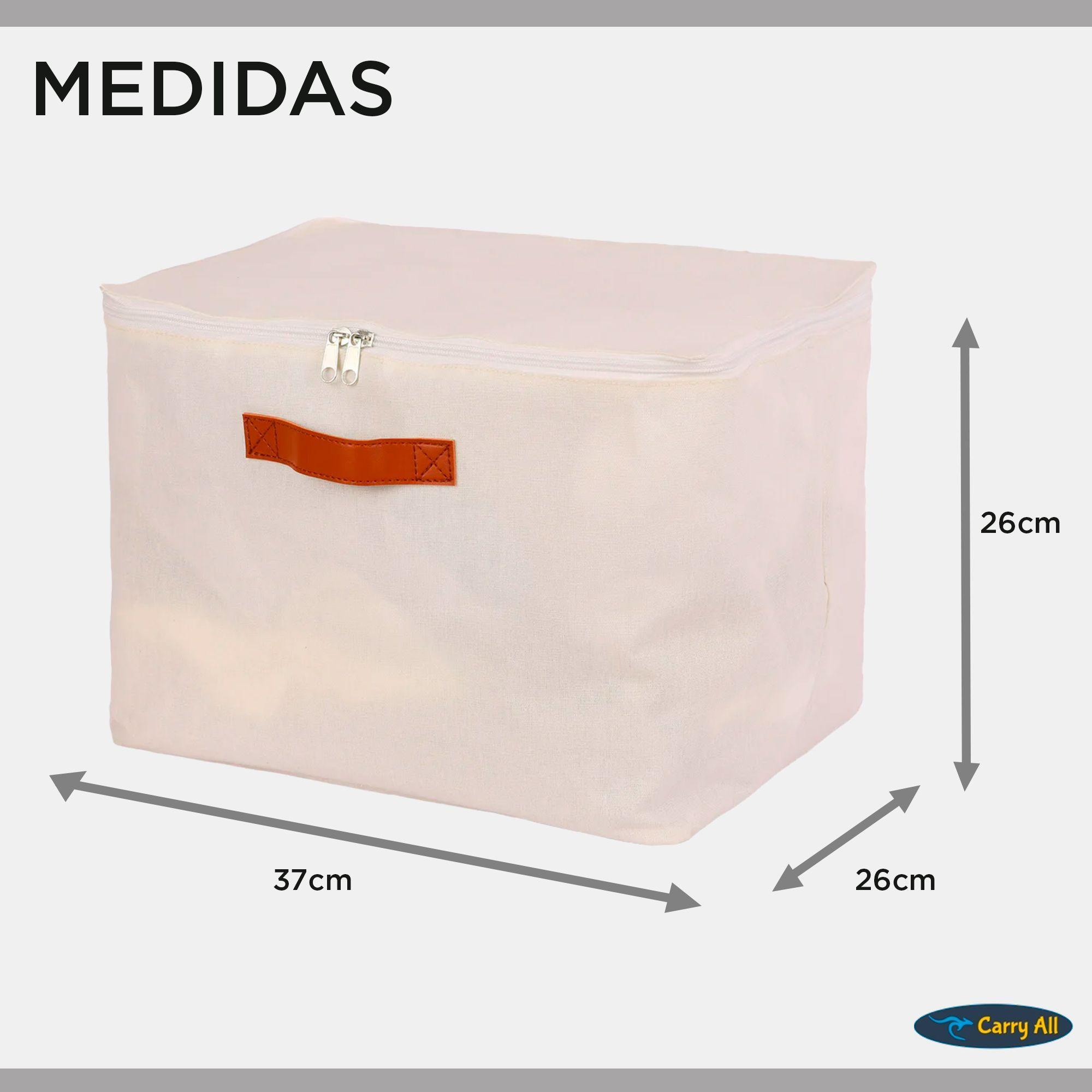 Pack 4 Bolsas Organizadoras Plegables Carry All De Lino M-3