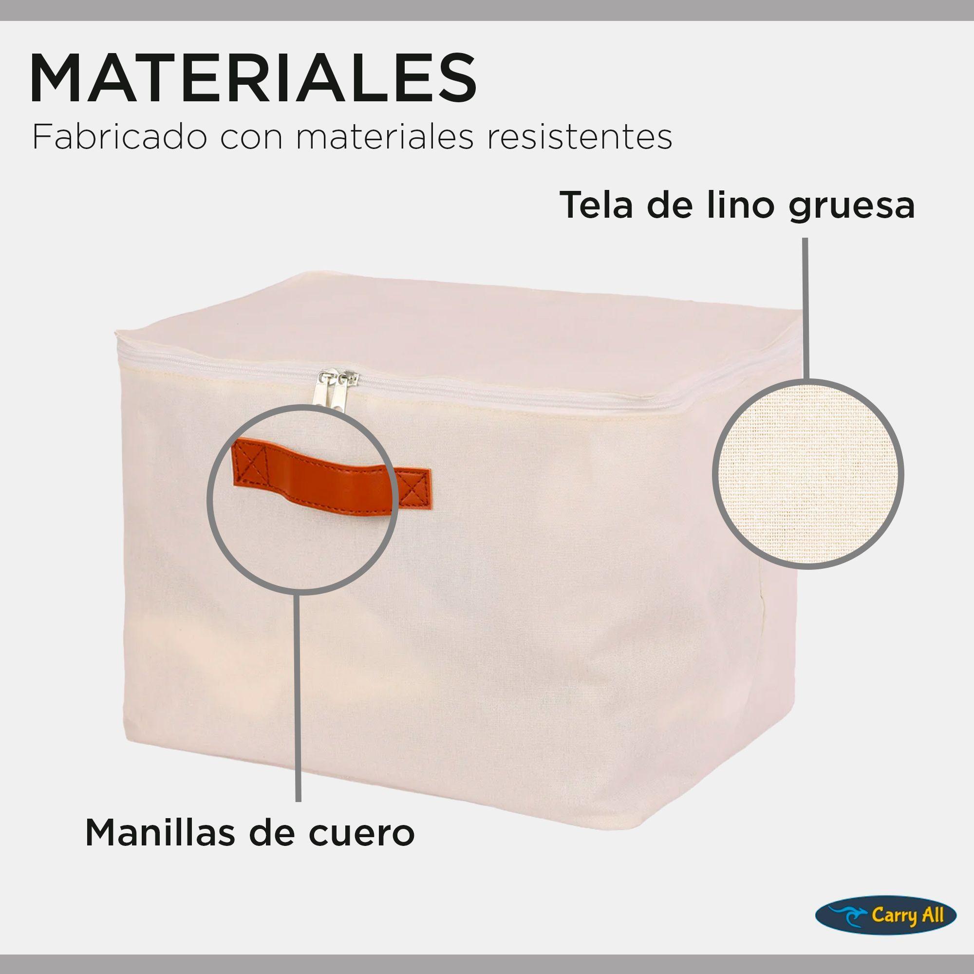 Pack 4 Bolsas Organizadoras Plegables Carry All De Lino M-5