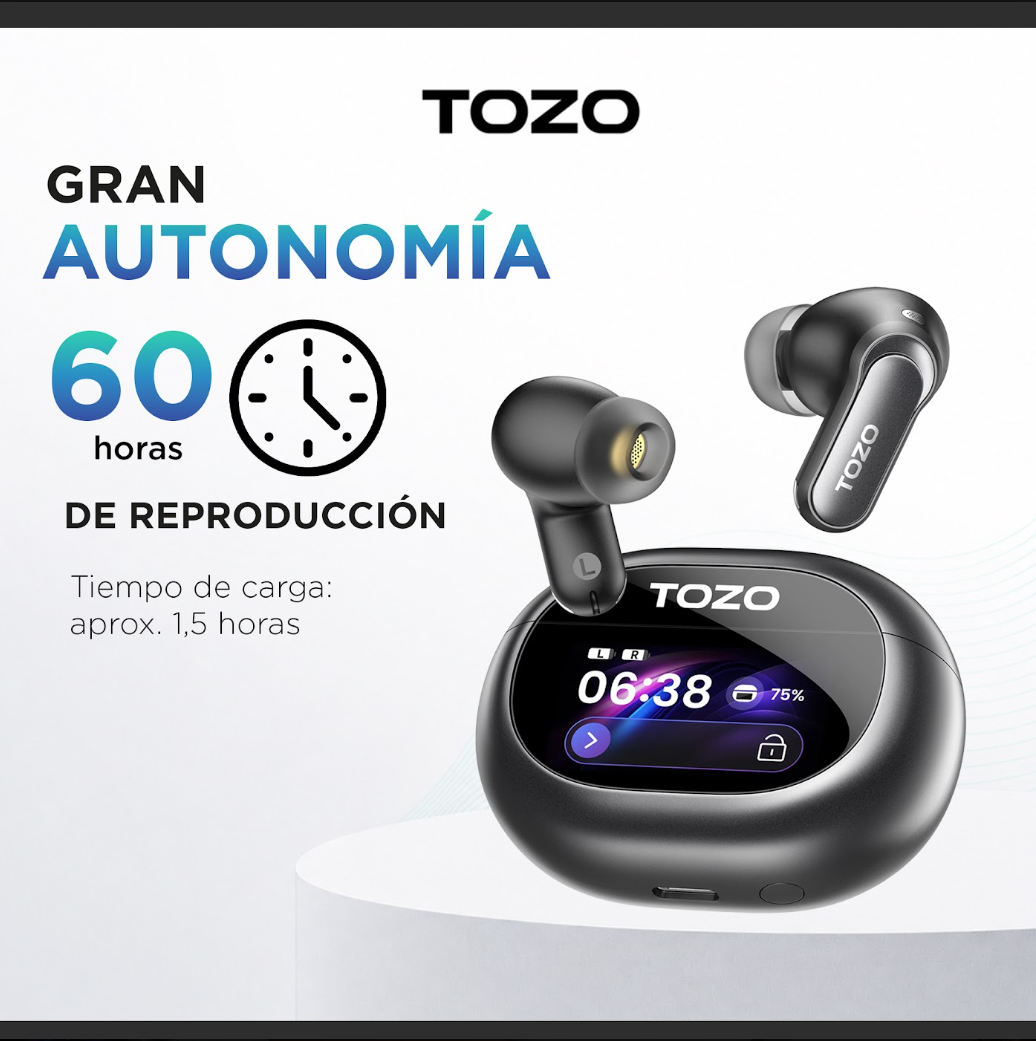 Audífonos Bluetooth In Ear TOZO AeroSound6 Pro ANC Hi-Res 60H IPX8 Bluetooth-6