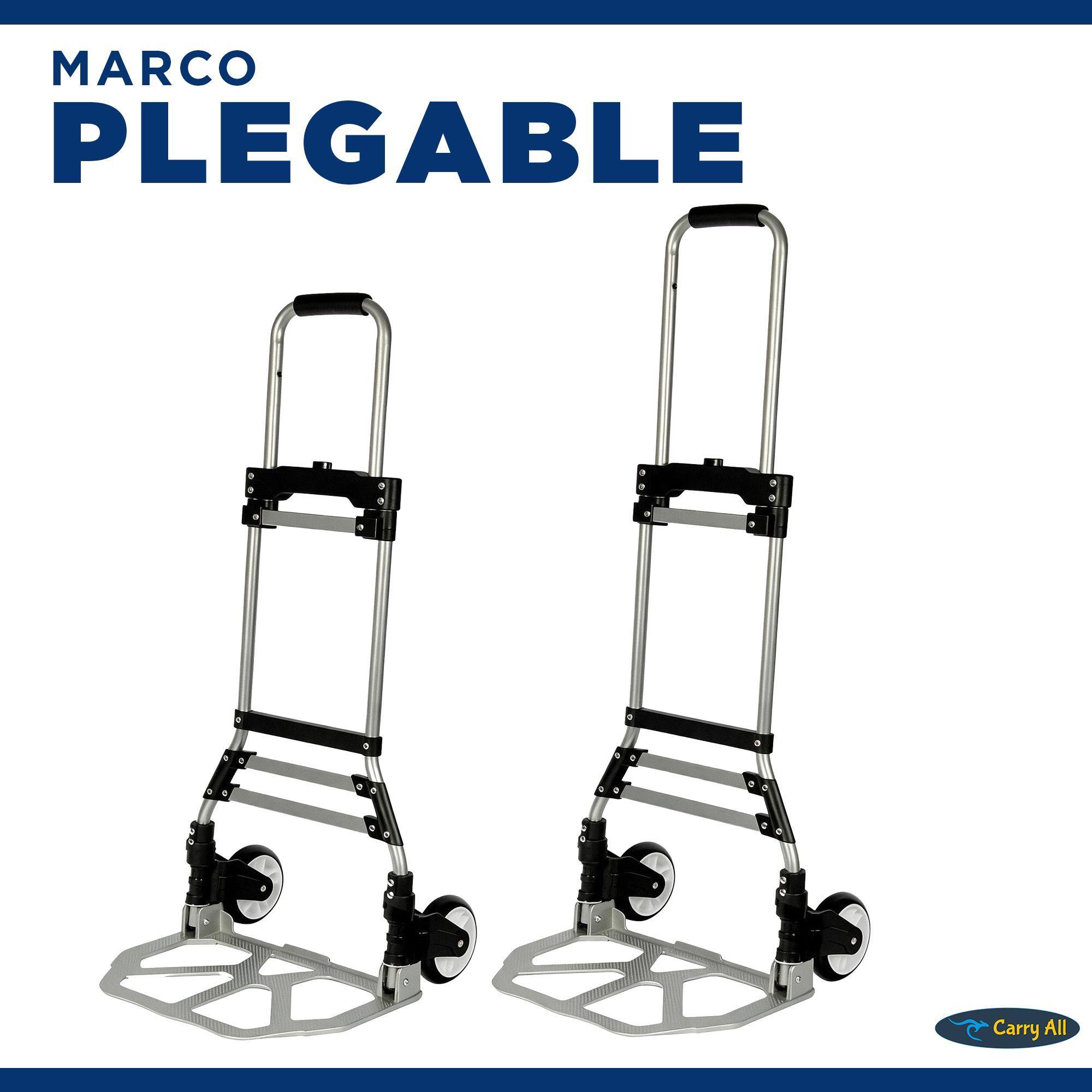 Carro de Carga Plegable Tipo Yegua 80 Kilos Cuerda Rodamientos-3