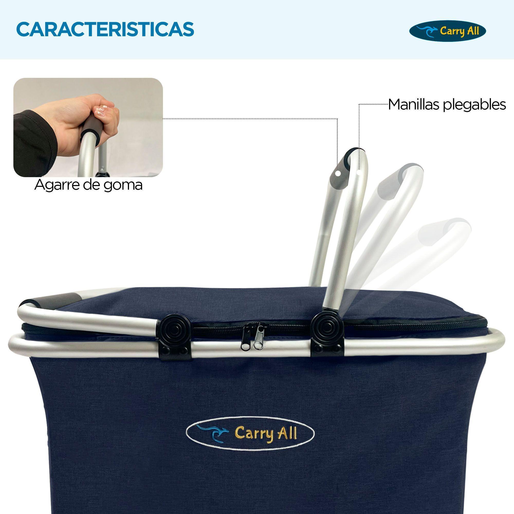 Canasto Cesta Plegable 27 Litros Carry All® -2