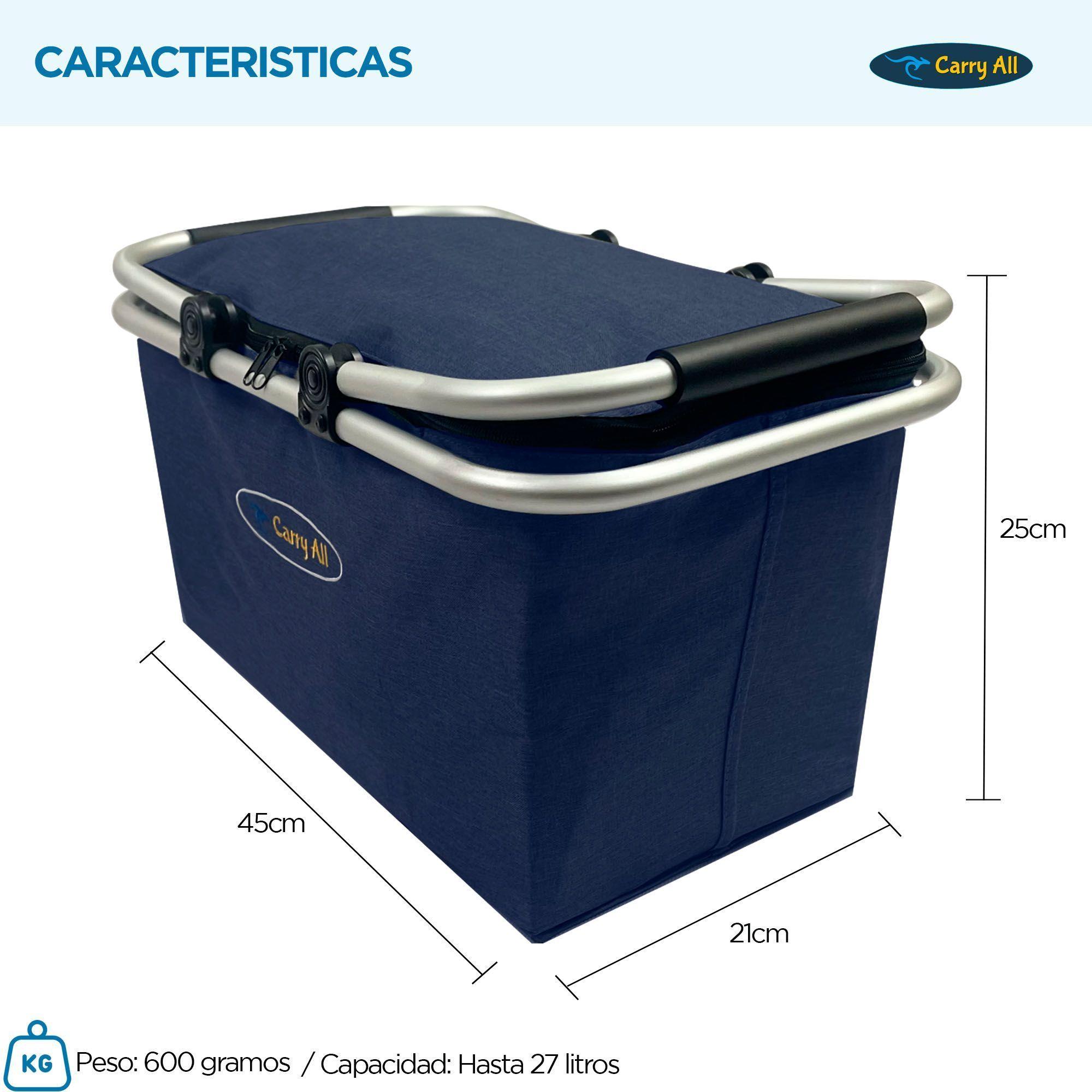Canasto Cesta Plegable 27 Litros Carry All® -4
