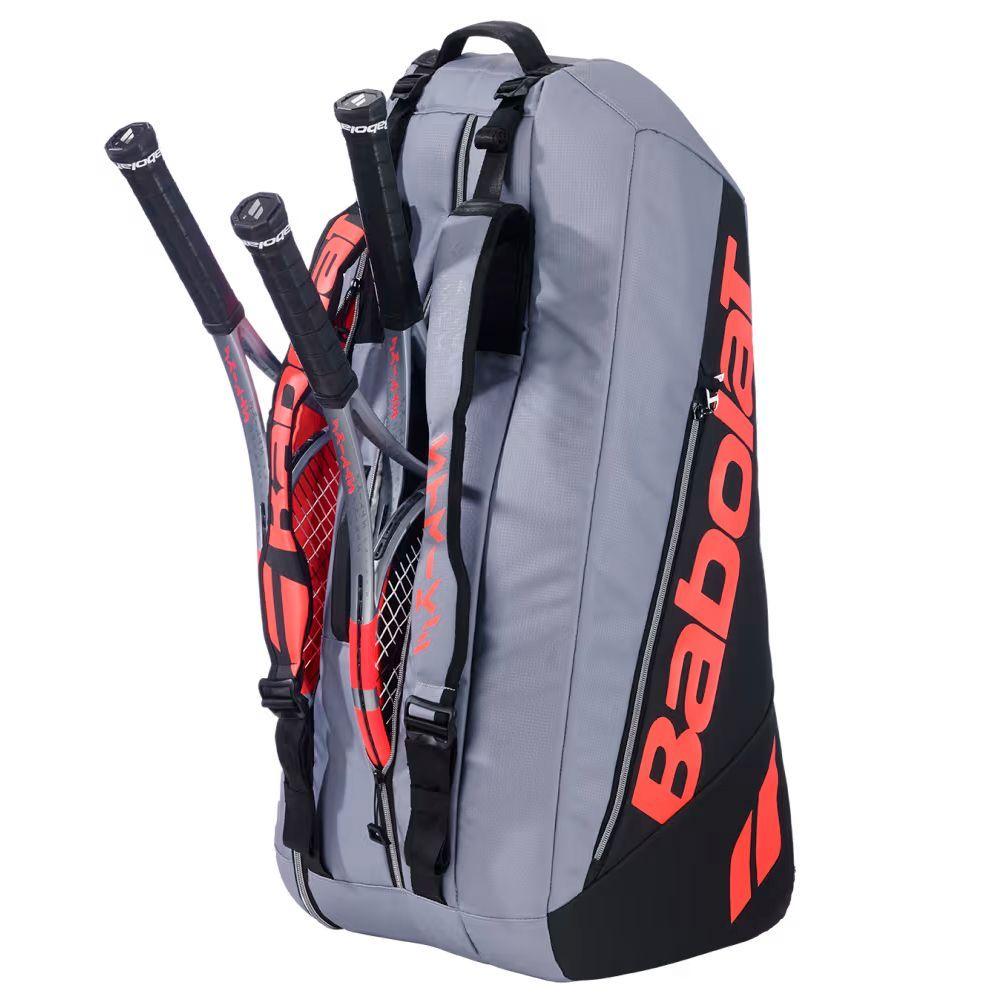 BOLSO TENIS BABOLAT RH6 PURE STRIKE - CARBON GREY-2