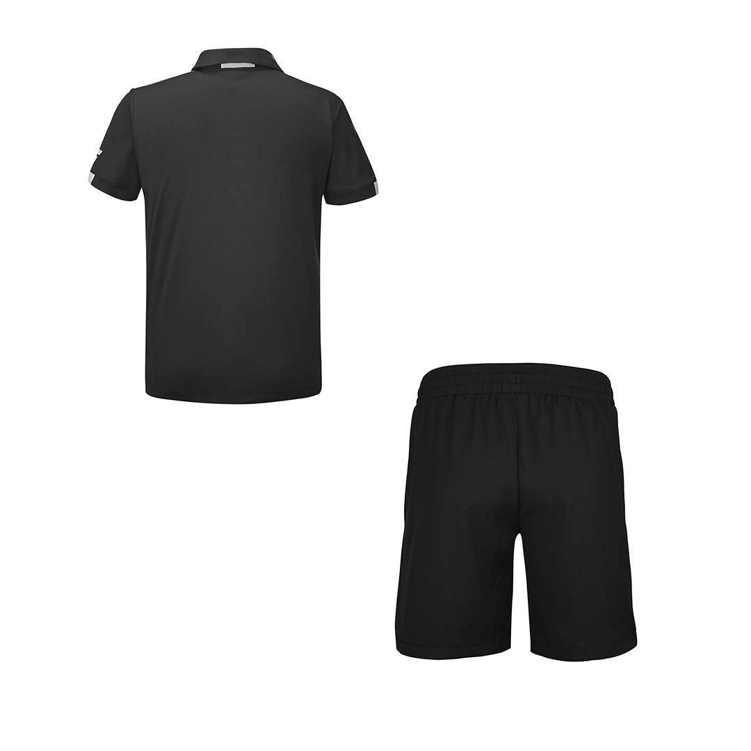 CONJUNTO DE TENIS BABOLAT SHORT Y POLERA HOMBRE - NEGRO-2
