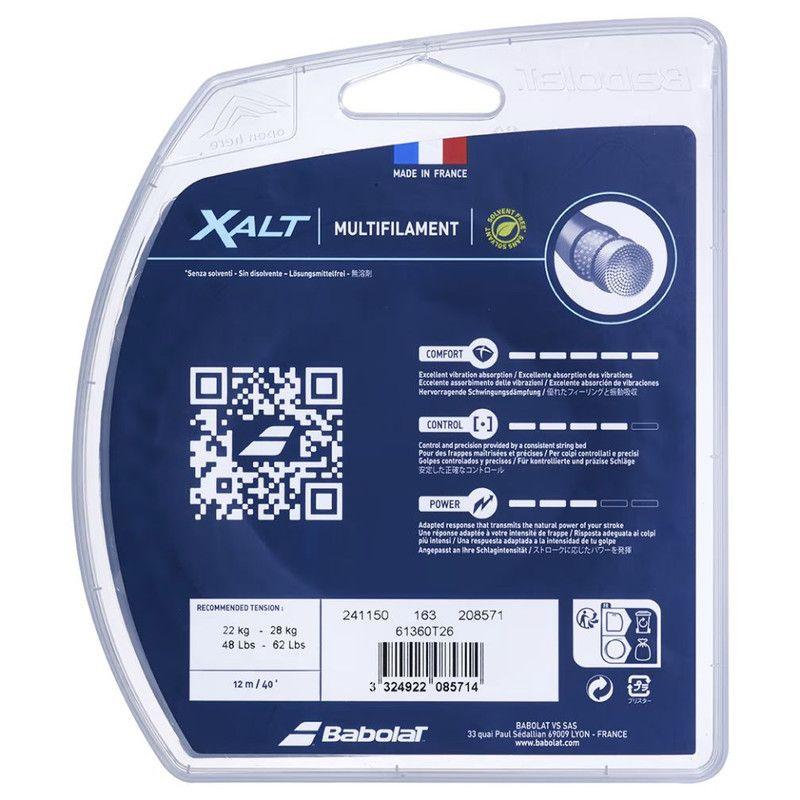 CUERDA TENIS BABOLAT XALT 12 MTS - 1.30 (BLANCA)-2