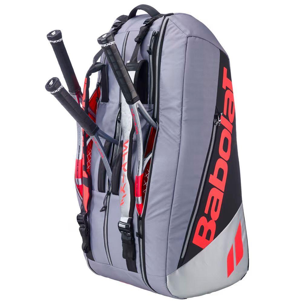 BOLSO TENIS BABOLAT RH9 PURE STRIKE - CARBON GREY-3
