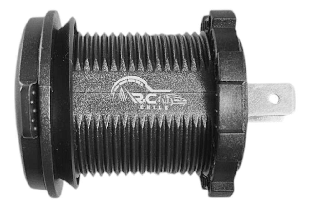 Cargador Doble Usb 18w Type C 30w Con Voltimetro 12-24v-2