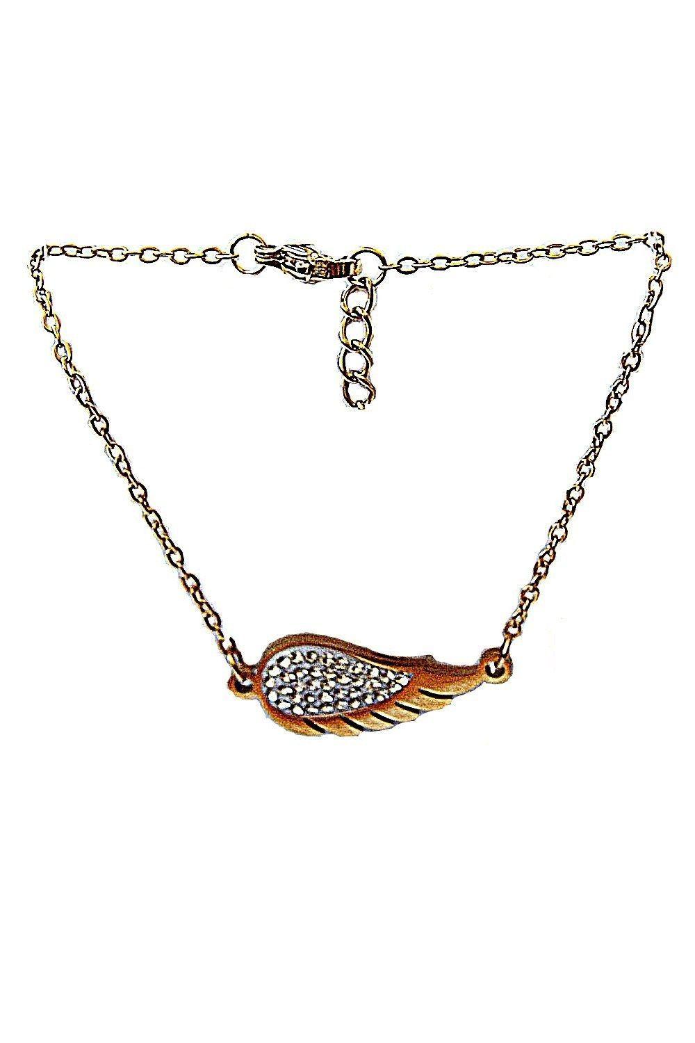 Pulsera Acero Alita Dorado VivaFelicia-0