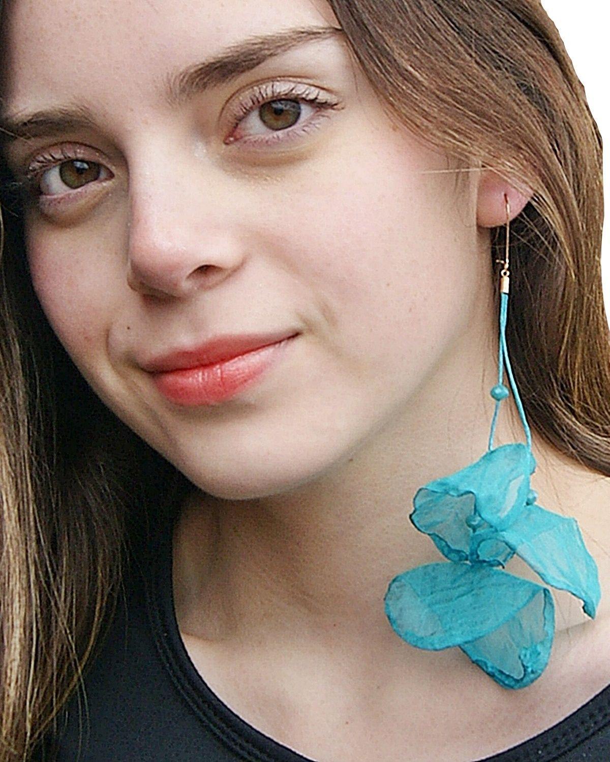 Aros Acero Playa Larga Celeste Cielo Viva Felicia-0