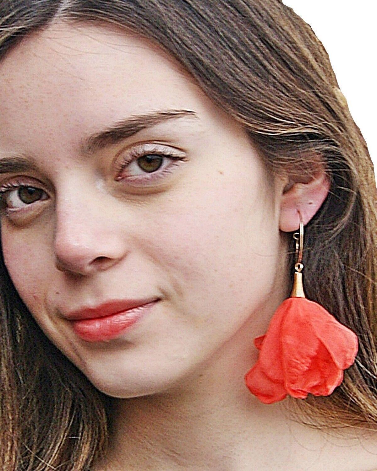 Aros Acero Cisne Naranjo Viva Felicia-0