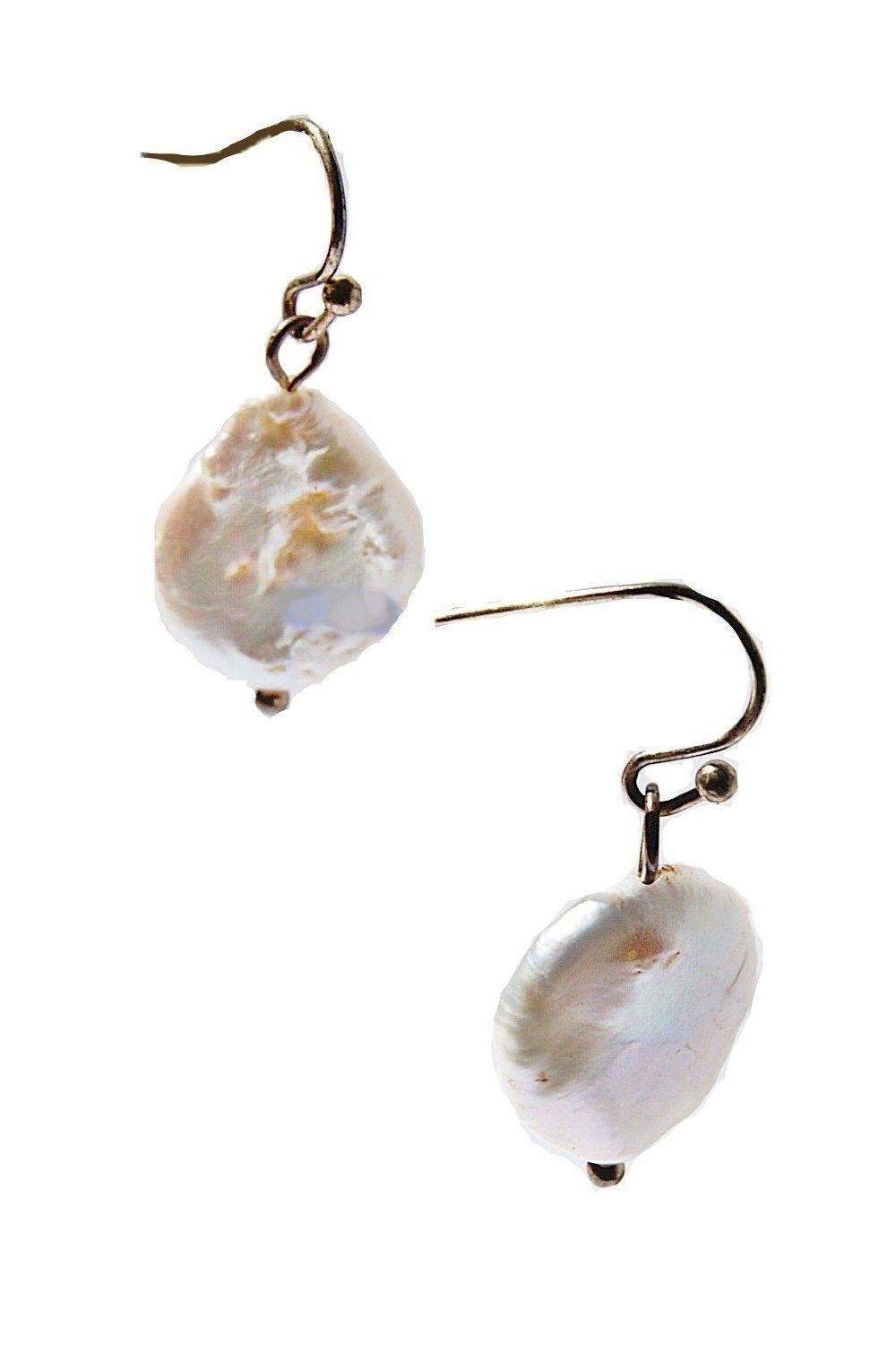 Aros Perlas del Río Loa Dorado VivaFelicia-0