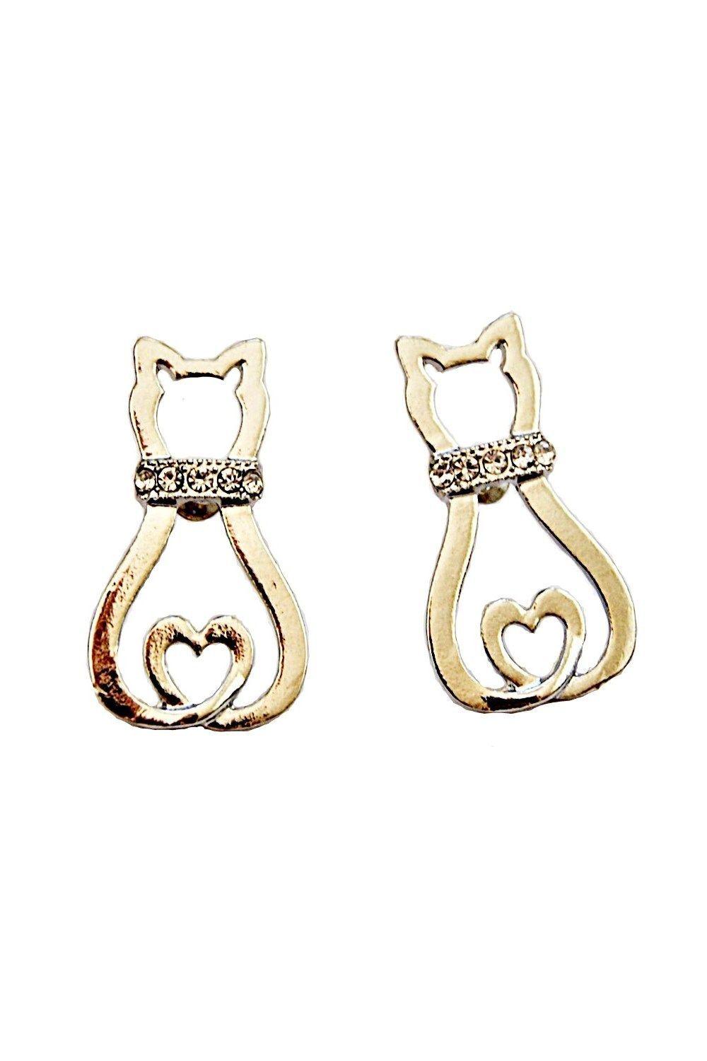 Aros Gatitos Plateado VivaFelicia-0