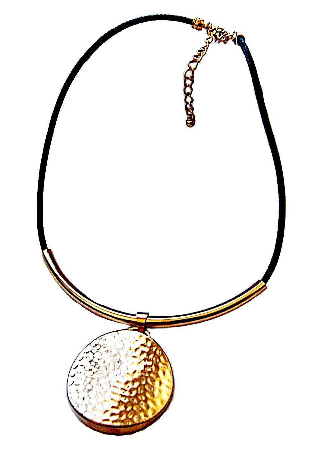 Collar Gargantilla Acero Nefertiti Dorado VivaFelicia-0