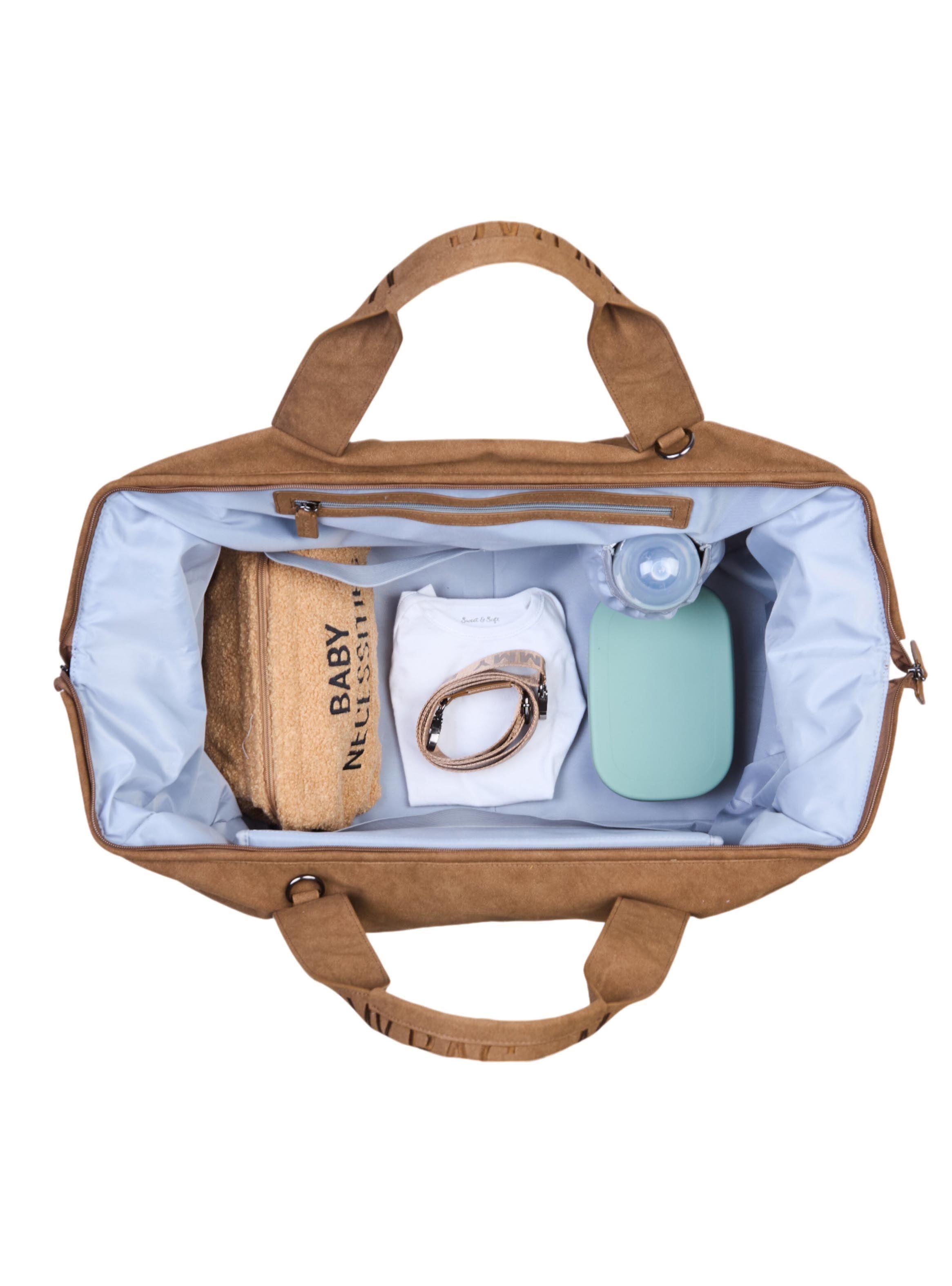 Bolso maternal, amplio y liviano, con mudador, correa para el hombro, bolsillos-6