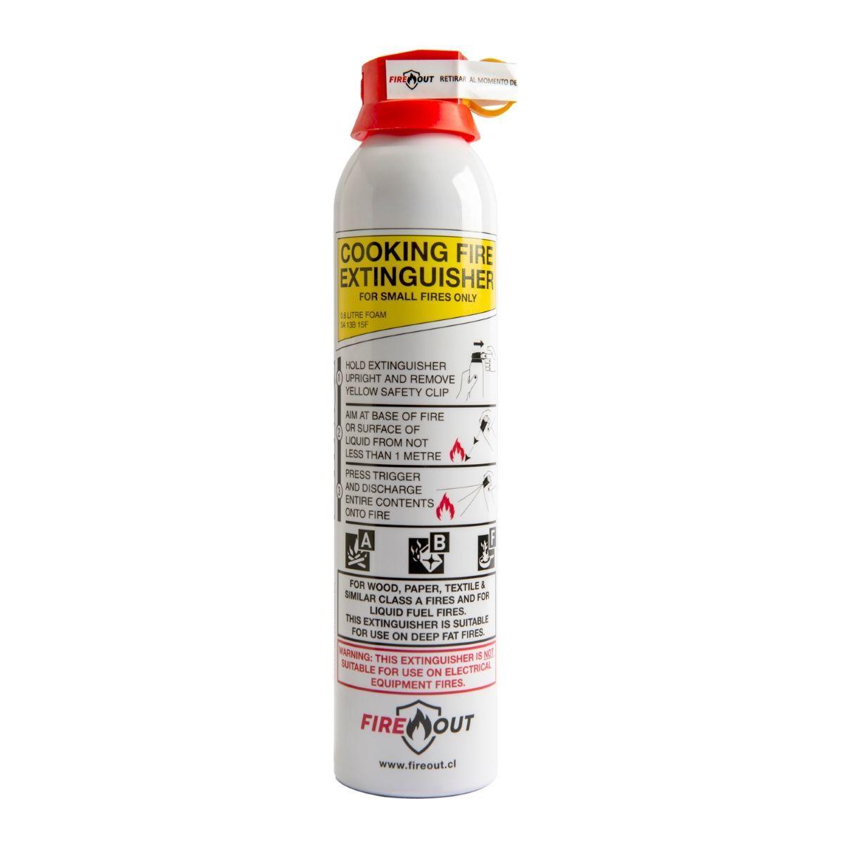 Extintor Aerosol Portátil ABF/K - Fire Out-0