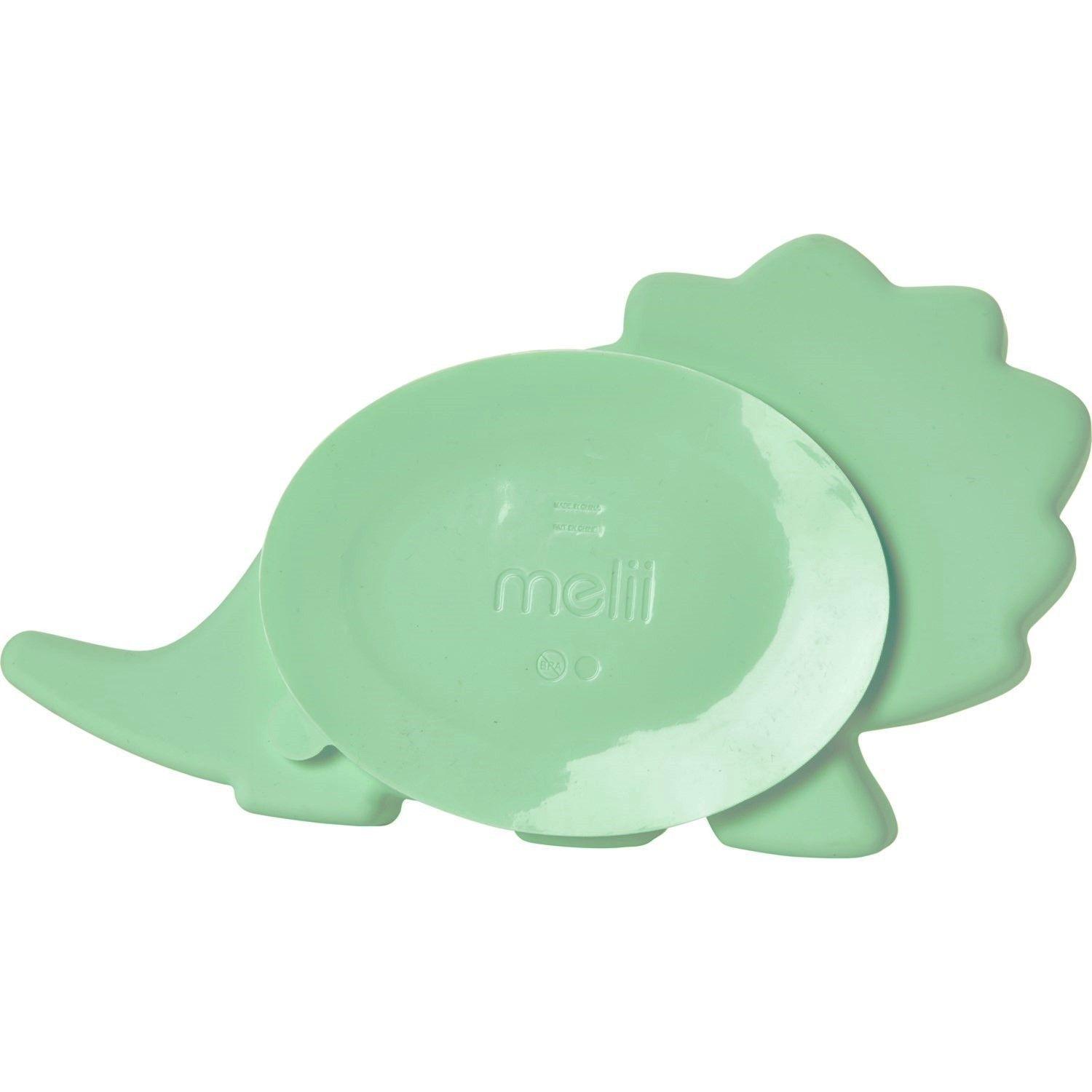 Plato De Silicona Con Succion Dinosaurio-2