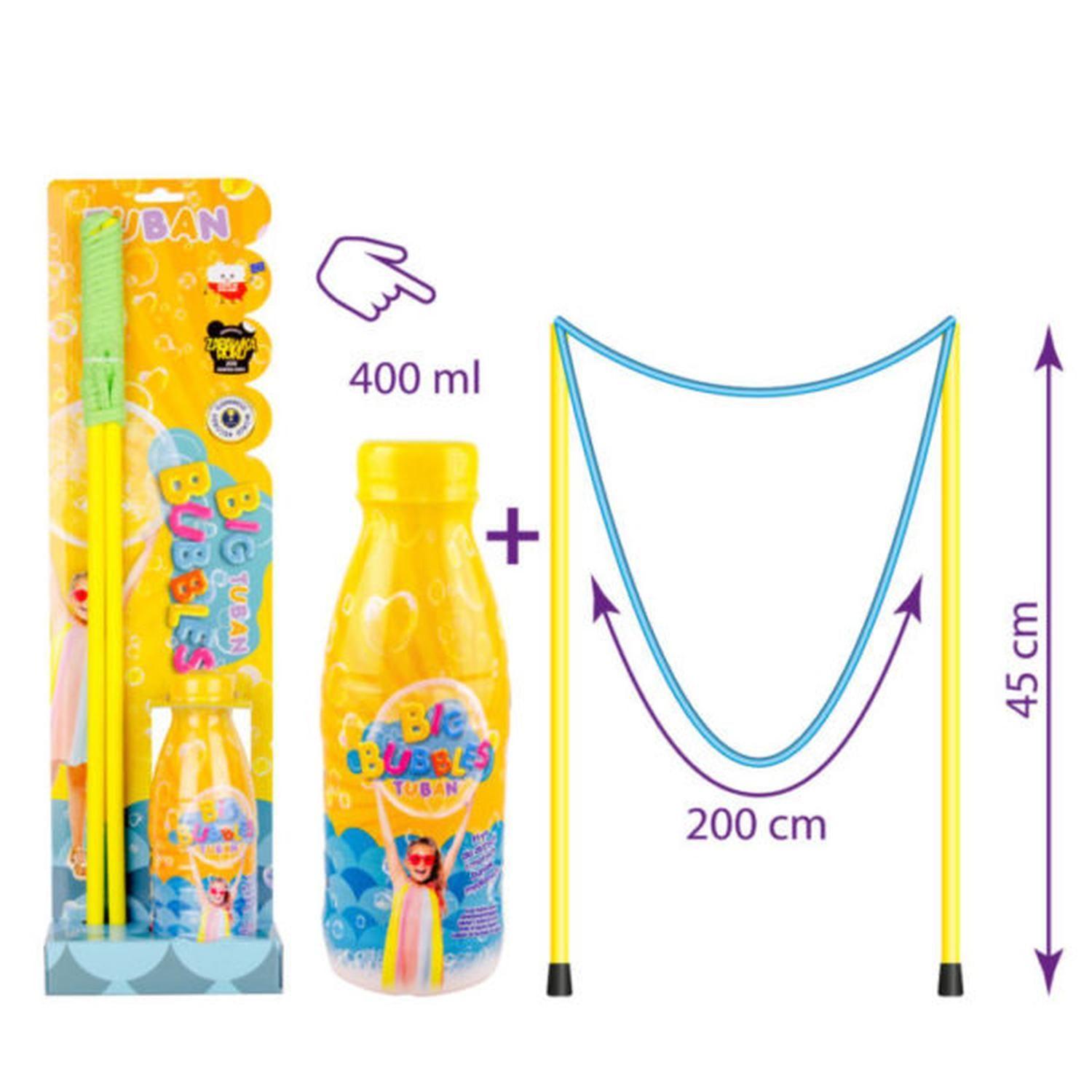 Set varita burbujas gigantes + Líquido 400 ml-2