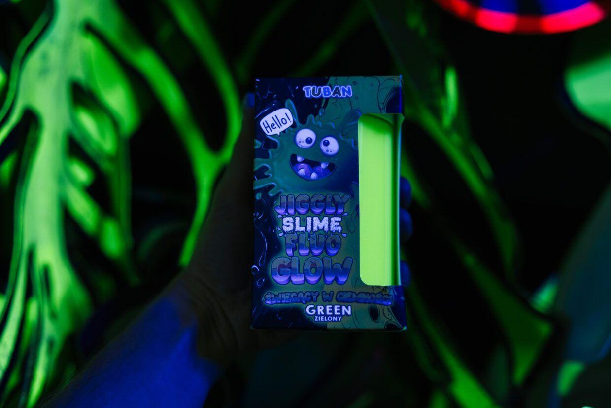 Jiggly Slime Fluo Glow Verde 430g-2