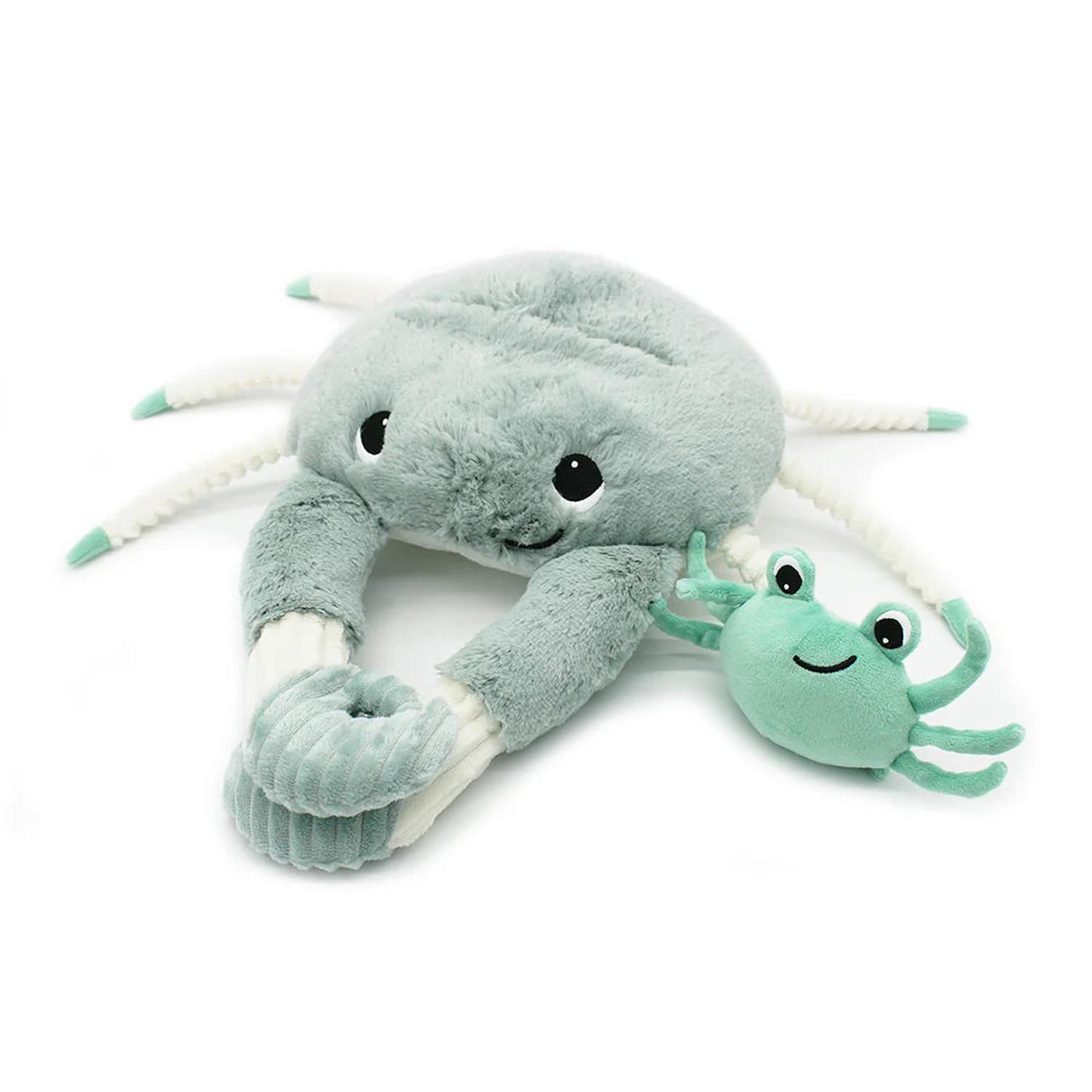 Peluche Cangrejo Cassecou Mamá y Bebé - Menta-2