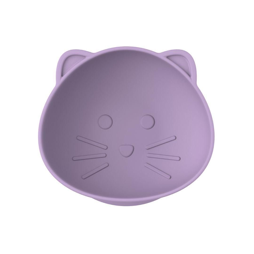 Pack De 2 Bowls De Silicona Con Succión Gato-2