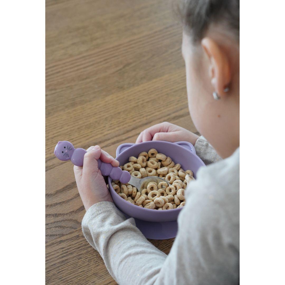 Pack De 2 Bowls De Silicona Con Succión Gato-4
