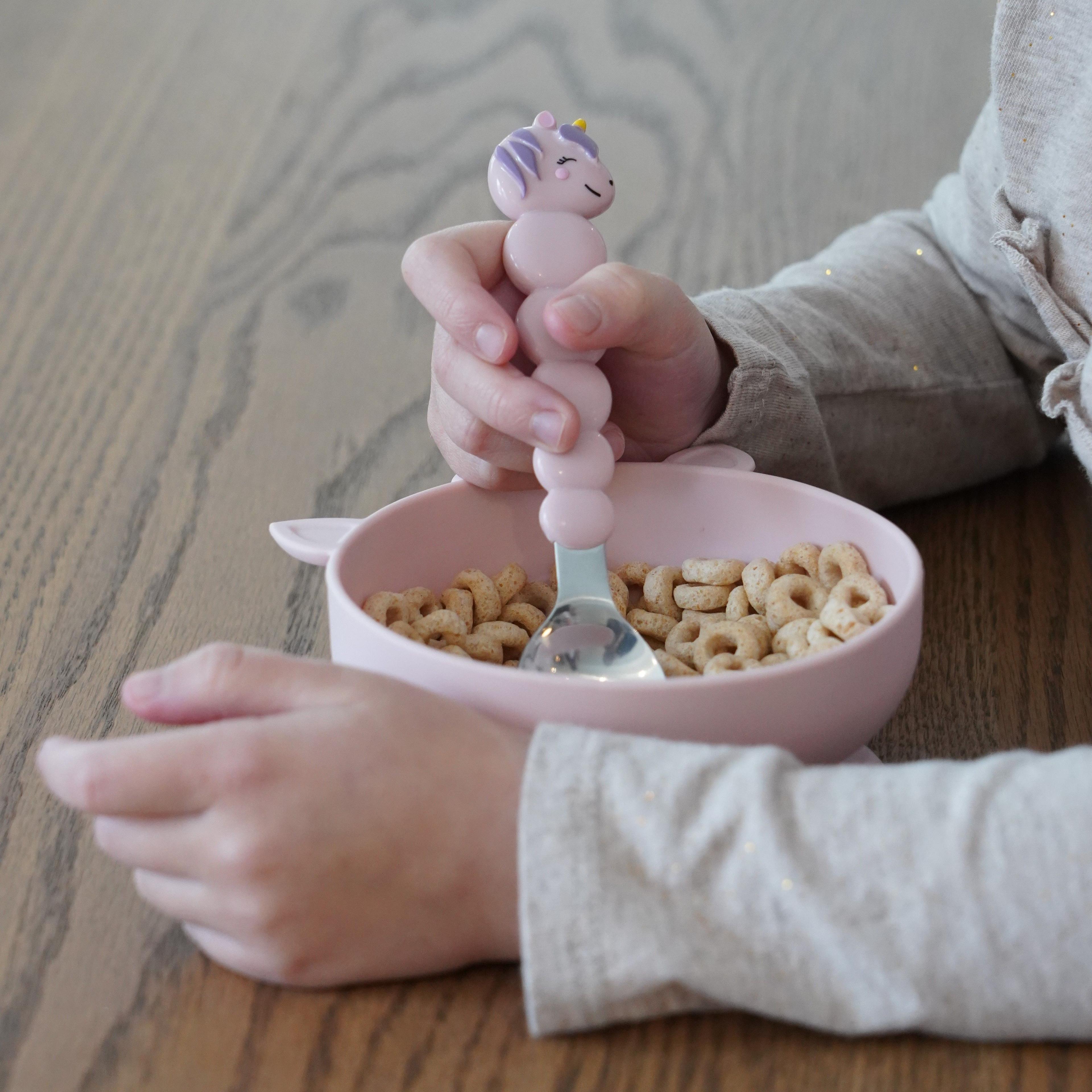 Pack De 2 Bowls De Silicona Con Succión Unicornio-4