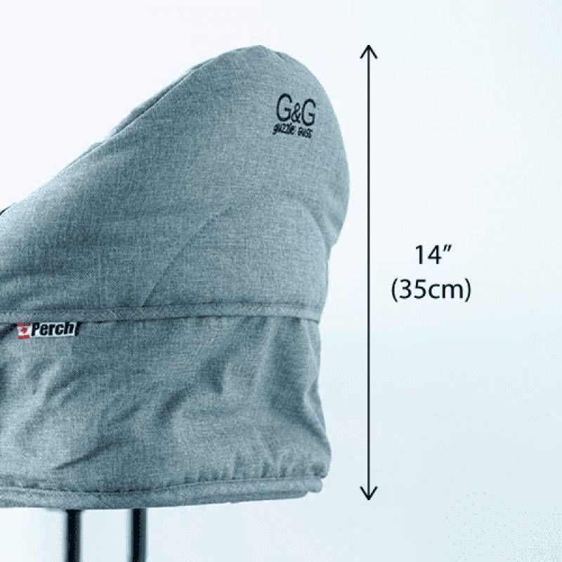 Silla de Comer Portatil Perch Latte-3