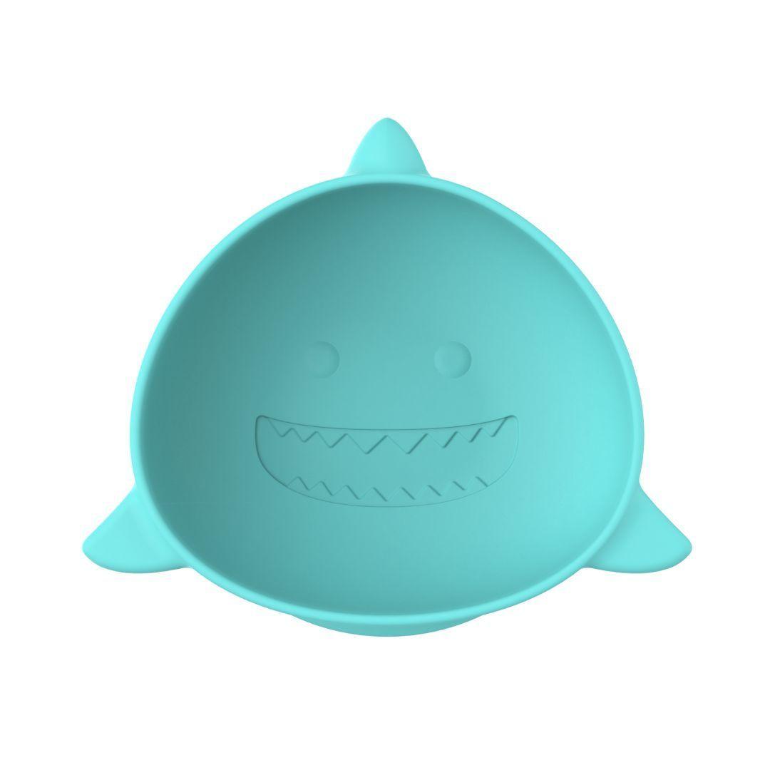 Pack De 2 Bowls De Silicona Con Succión Tiburon-2
