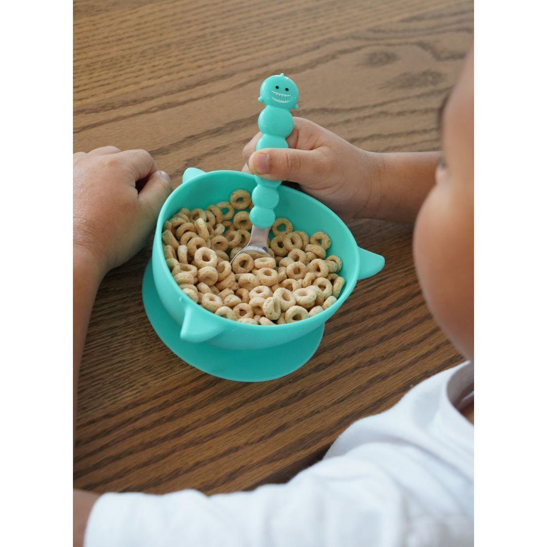 Pack De 2 Bowls De Silicona Con Succión Tiburon-4