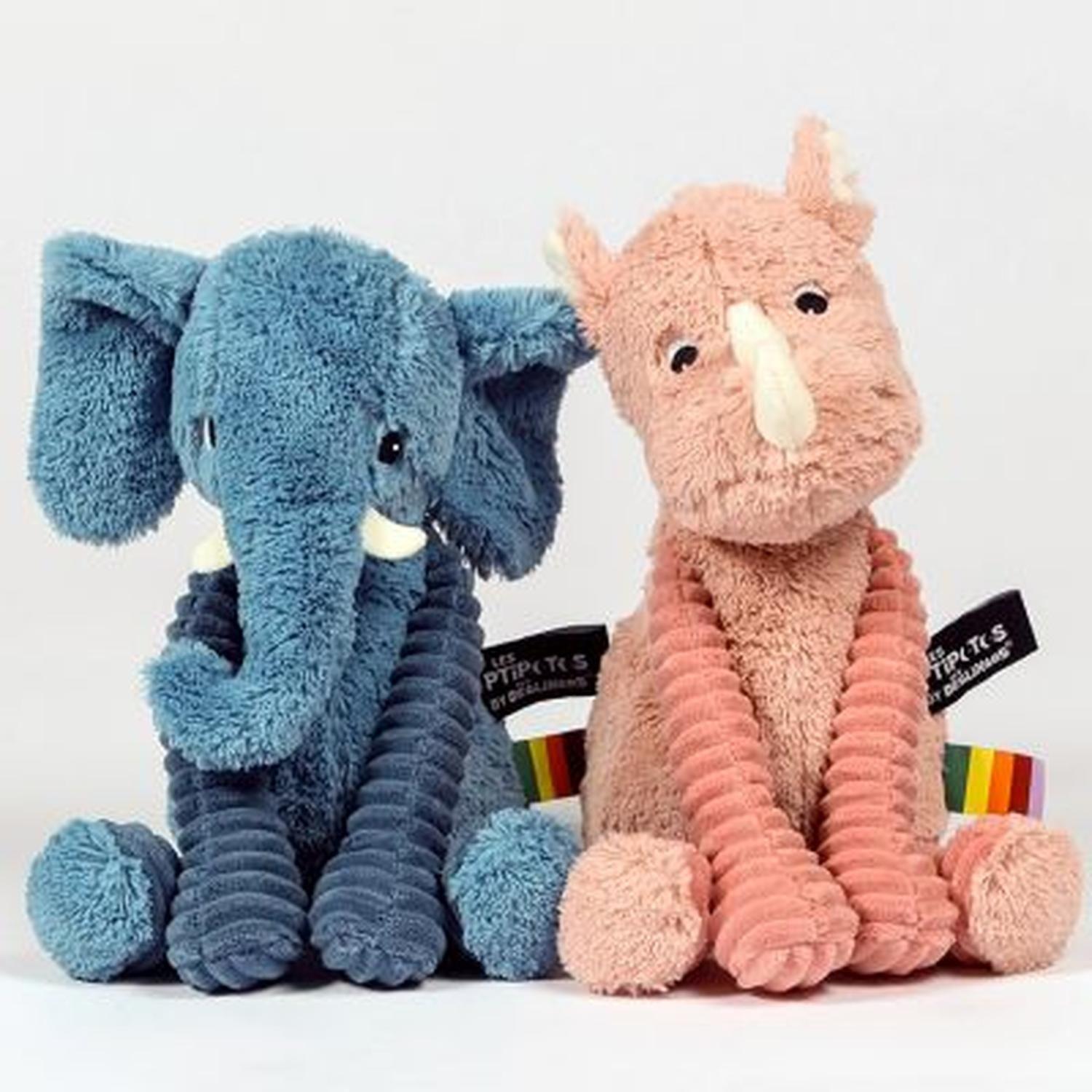 Peluche Elefante Dimoitou - Azul-4