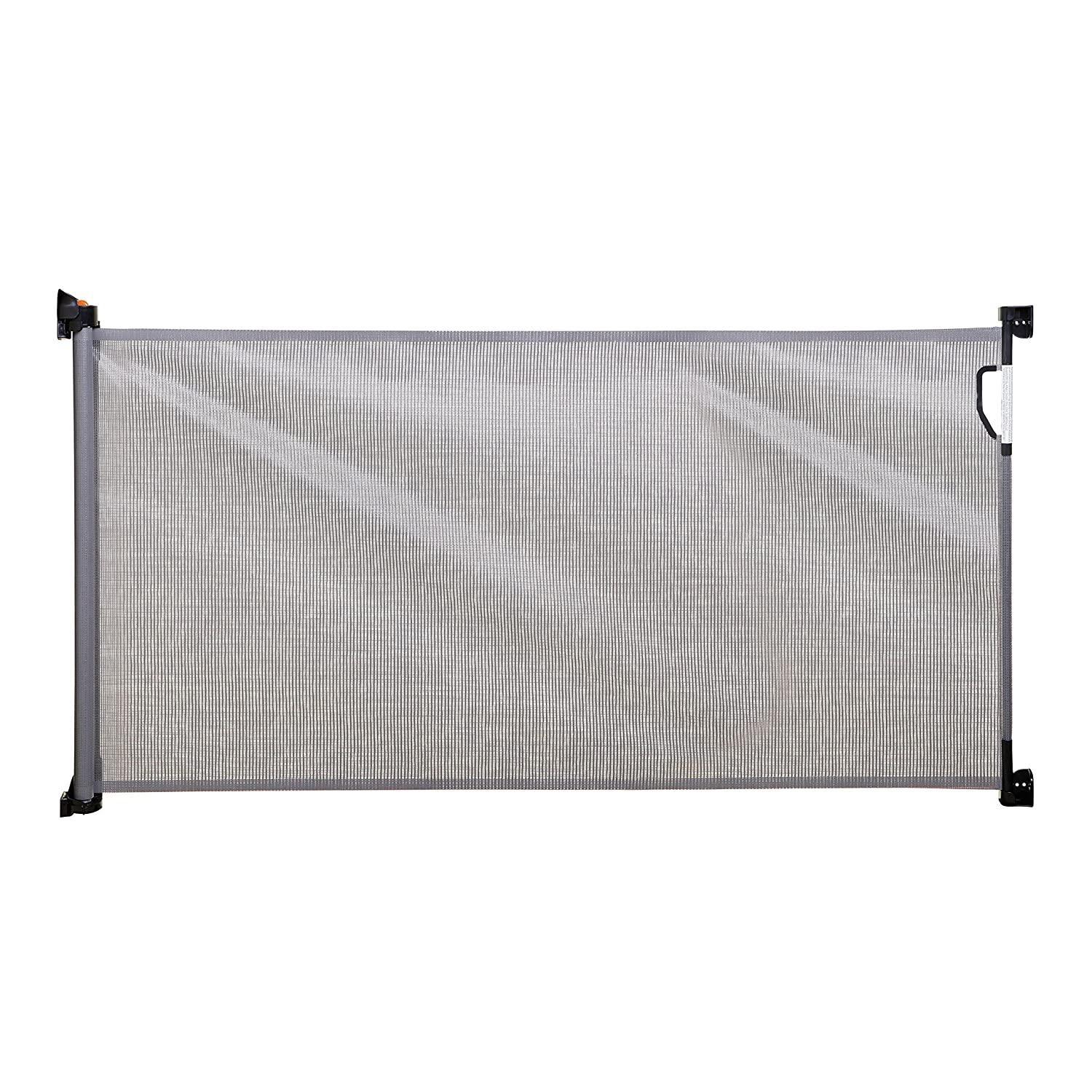 Puerta de Seguridad Retráctil Gris-3