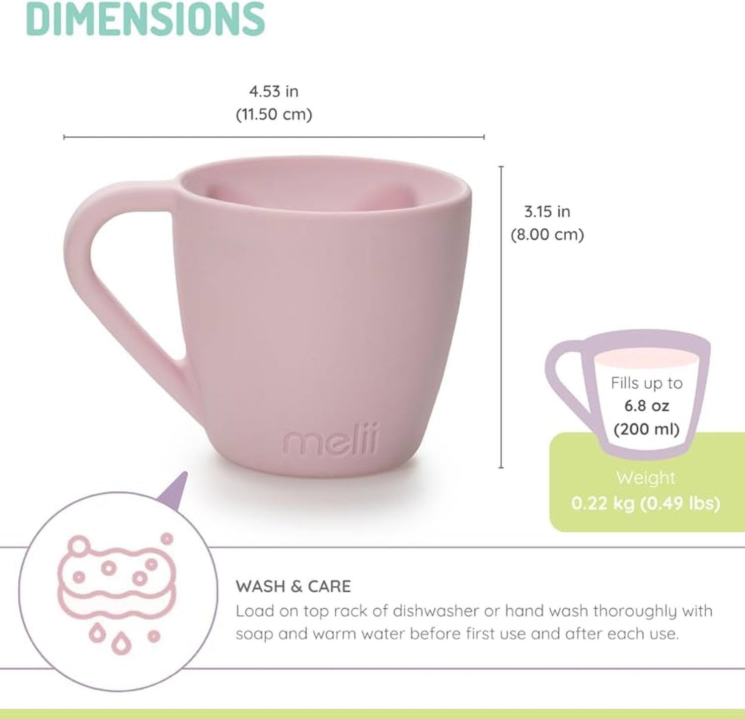 Taza de silicona oso - Rosado-2