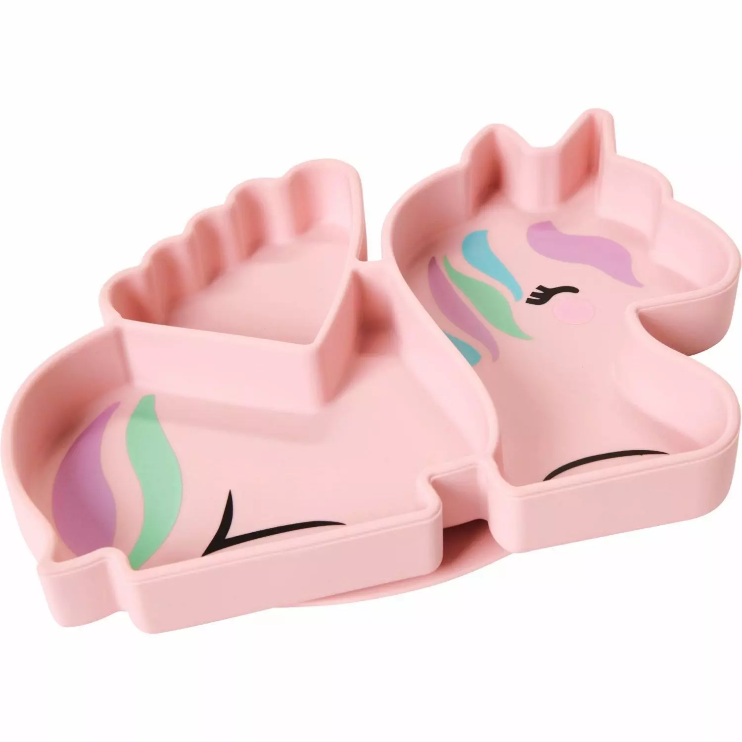 Plato De Silicona Con Succion Unicornio-1