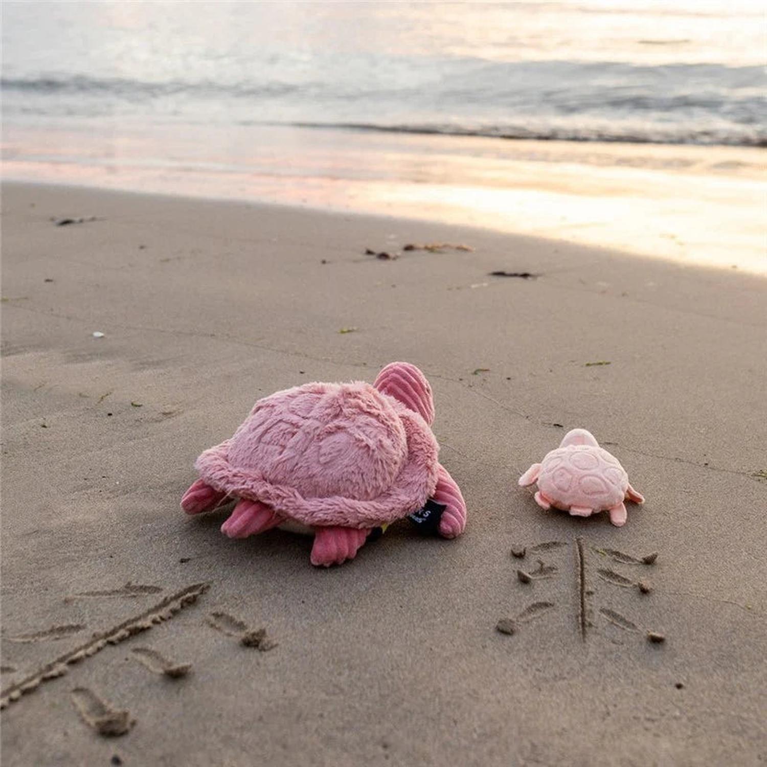 Peluche Tortuga Sauvenou Mamá y Bebé - Rosa-2