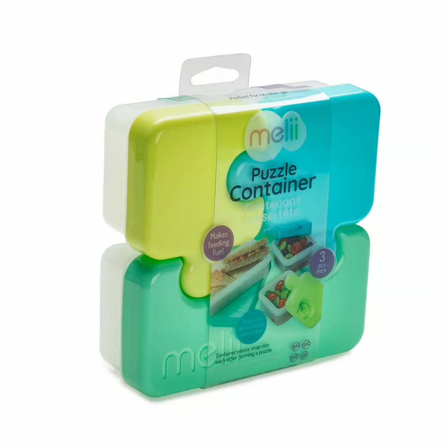 Contenedor puzzle - Verde-5