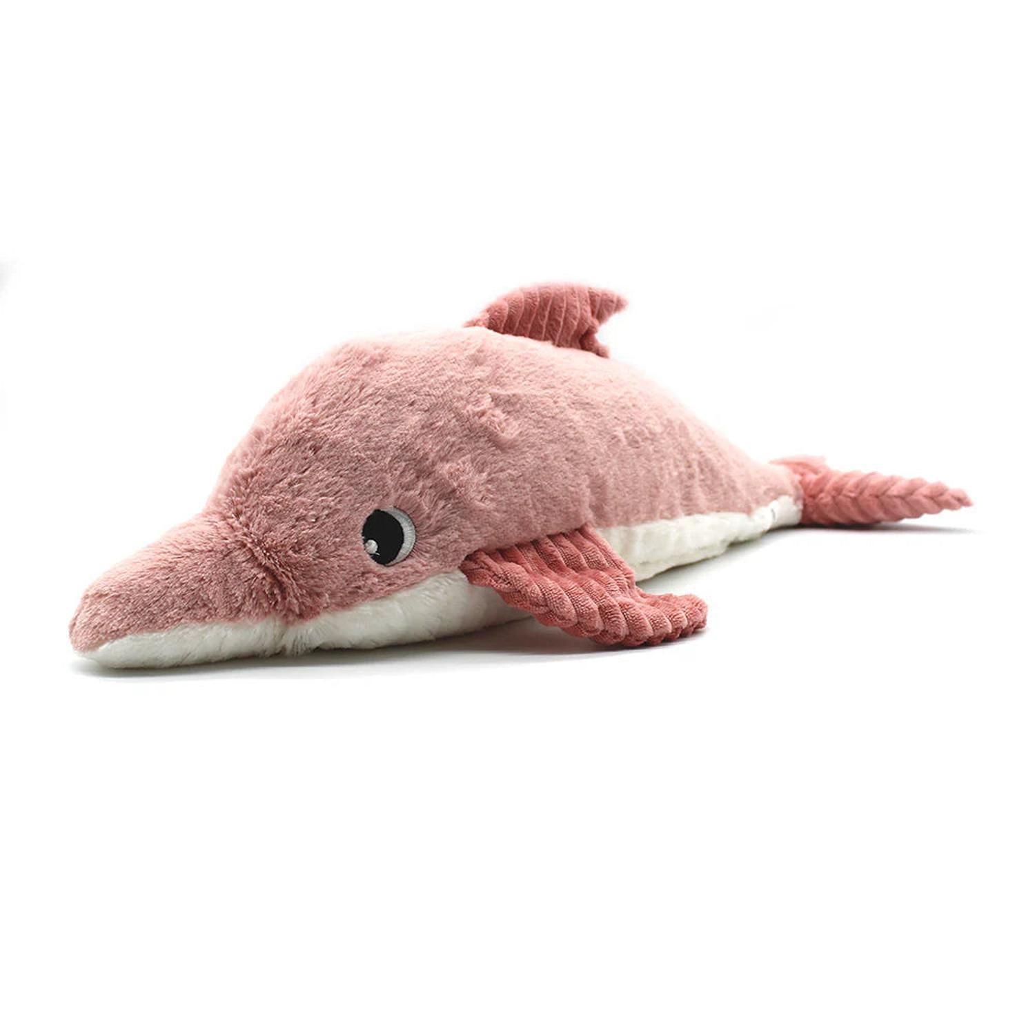 Peluche Delfin Tofou Mamá y Bebé - Rosa-3