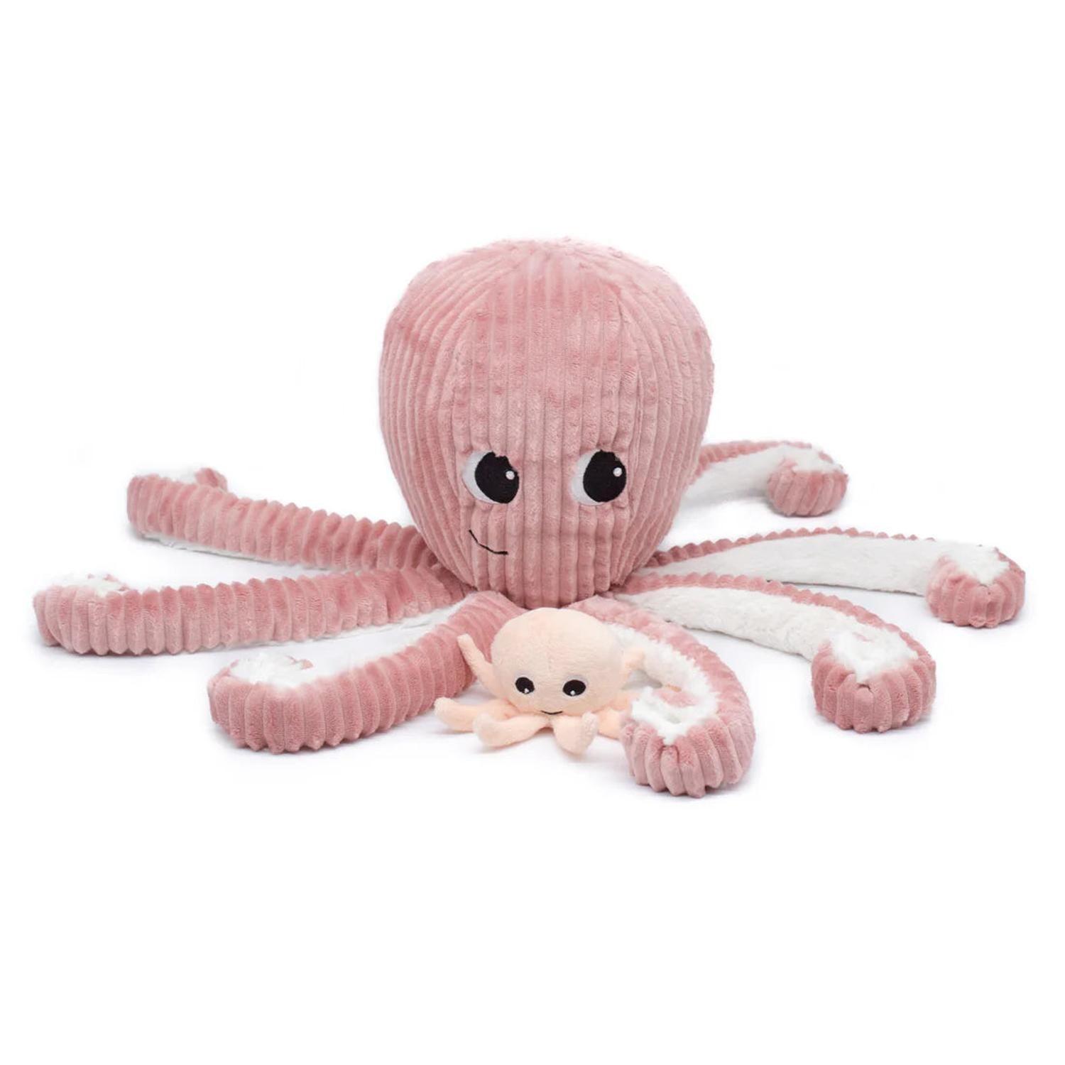 Peluche Pulpo Filou Mamá y Bebé - Rosa-2