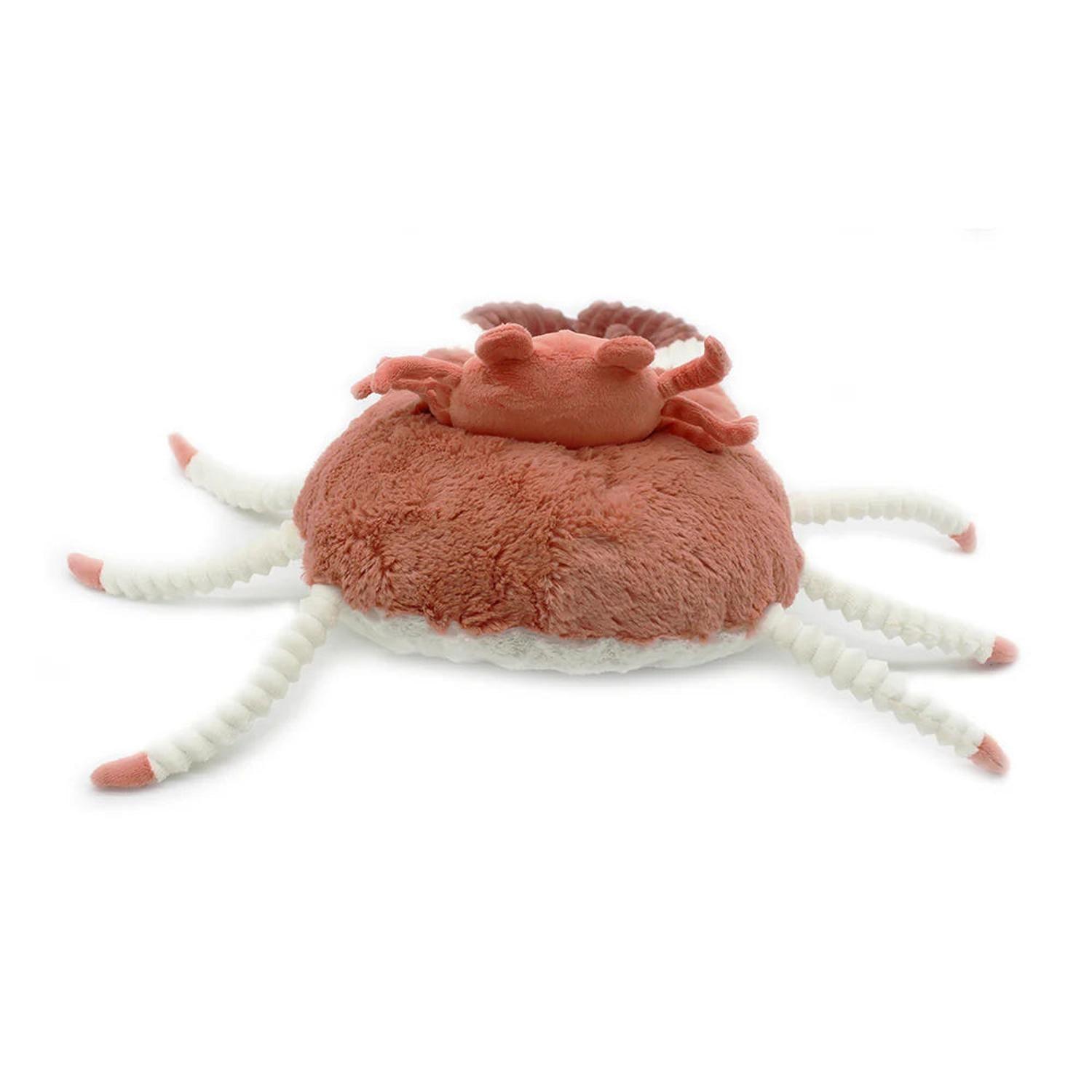 Peluche Cangrejo Cassecou Mamá y Bebé - Terracota-4