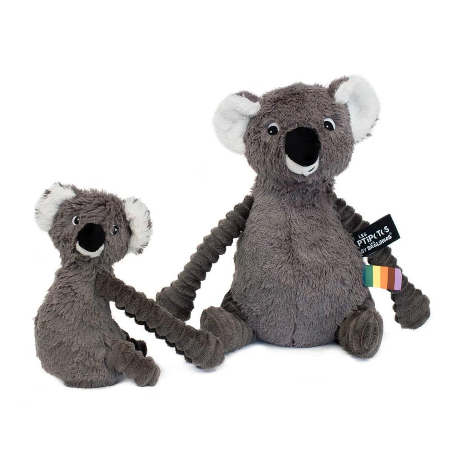 Peluche Koala Trankilou Mamá Y Bebé - Gris-3
