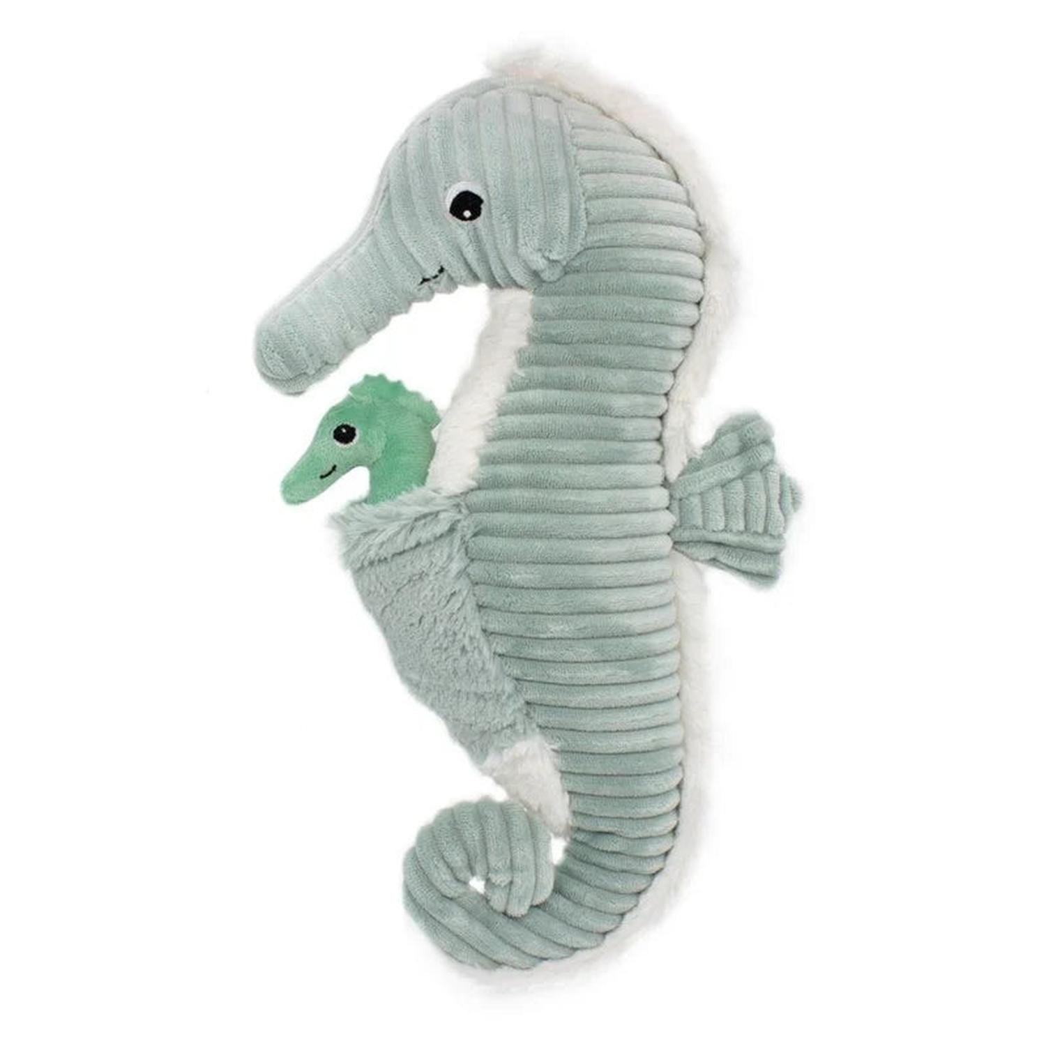 Peluche Caballito de Mar Papadou Papá y Bebé - Menta-2