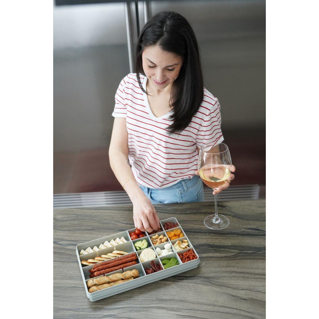 Caja Contenedora XL Para Snacks Rosado-4