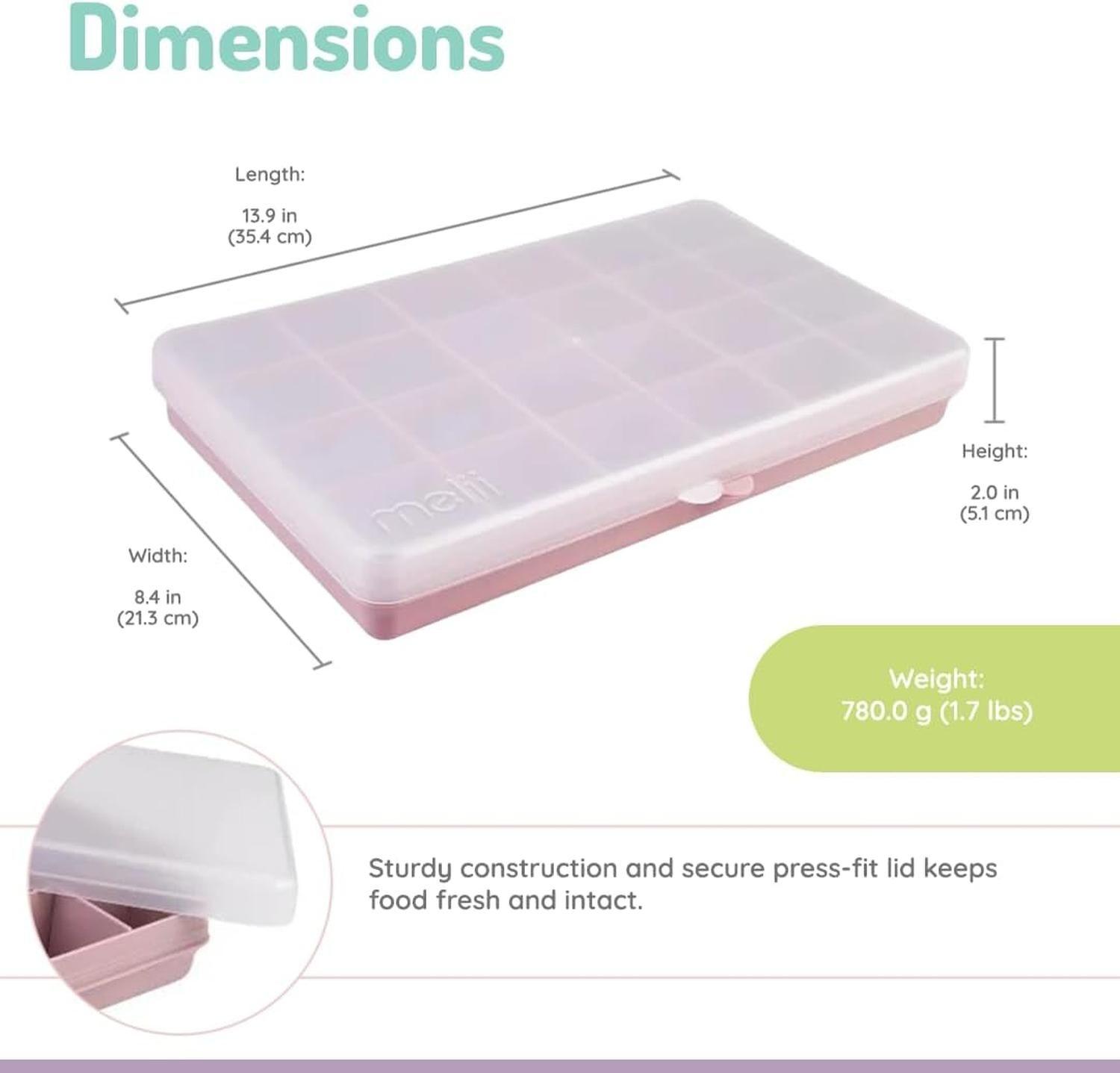 Caja contenedora XL para snacks - Rosado-1