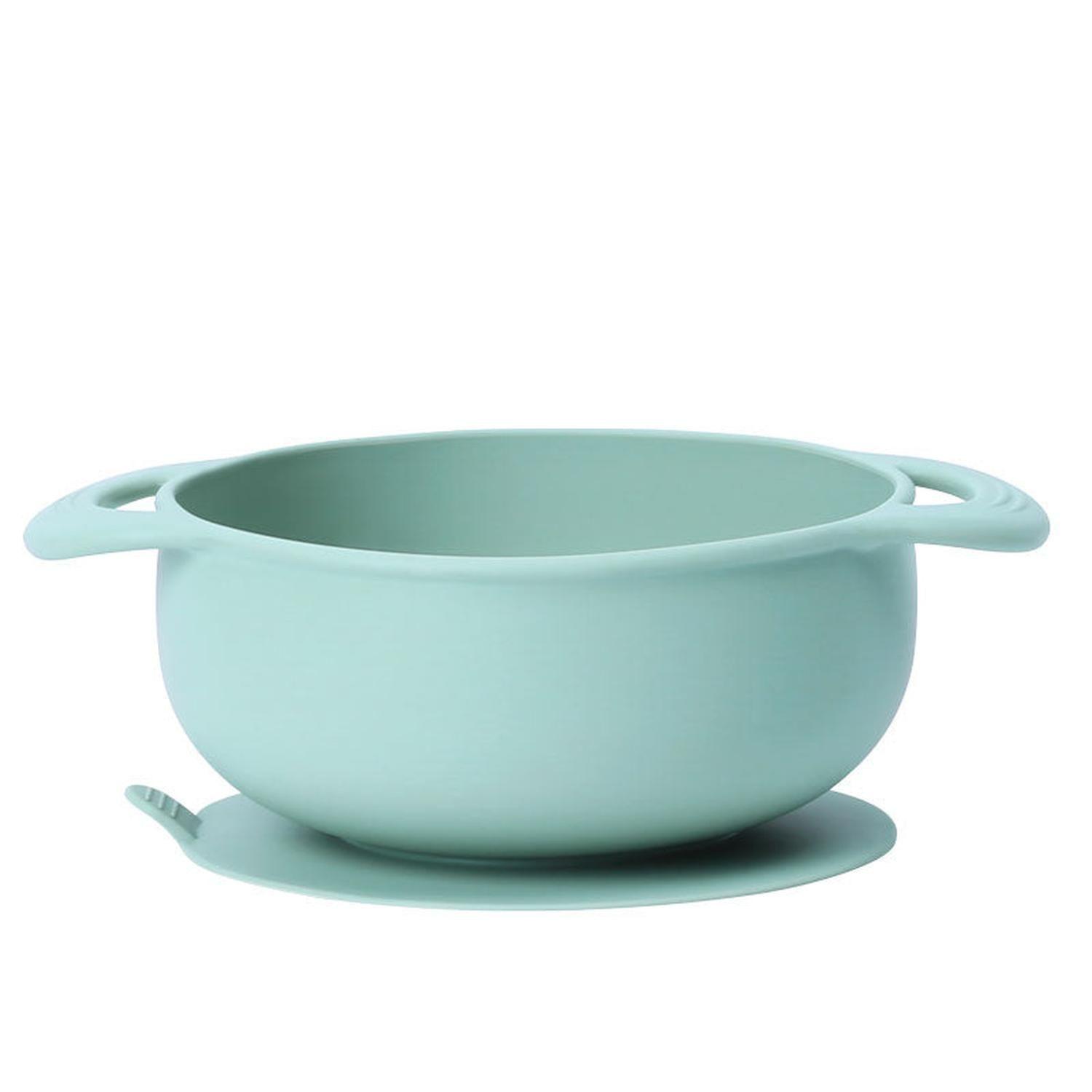 Bowl de Silicona con Succión Azul-1