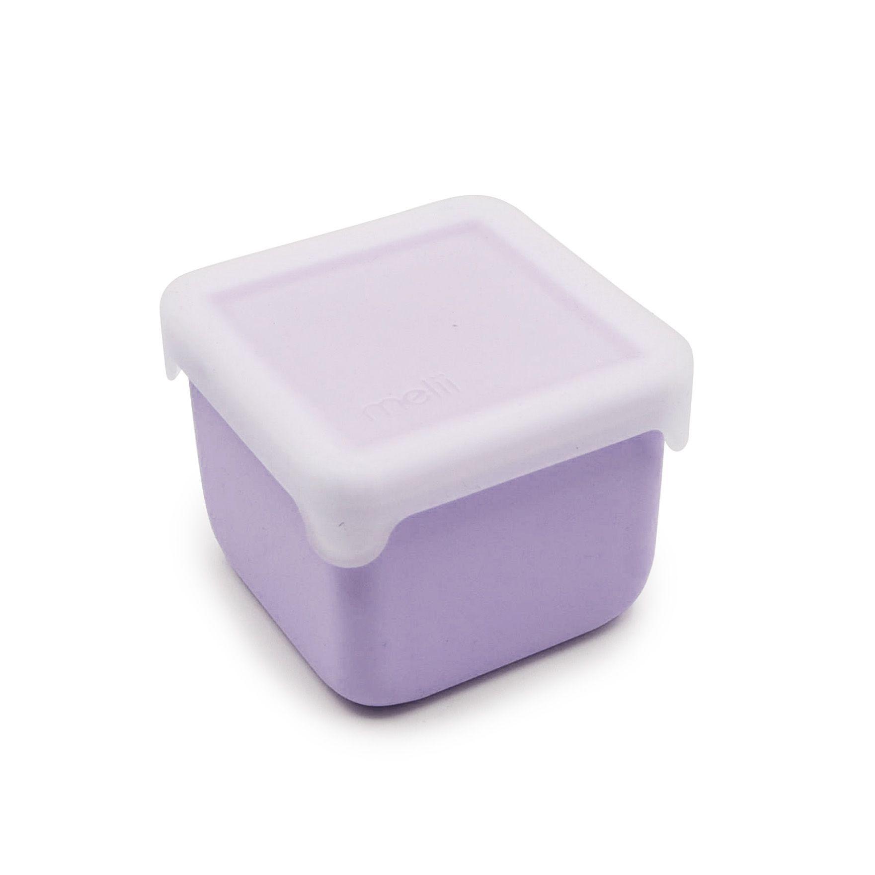 Pack De 2 Contenedores De Silicona Rosado Y Morado-2