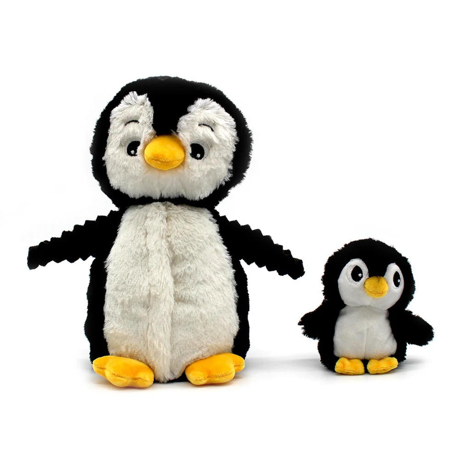 Peluche Pingüino Iglou Mamá y Bebé - Negro-2