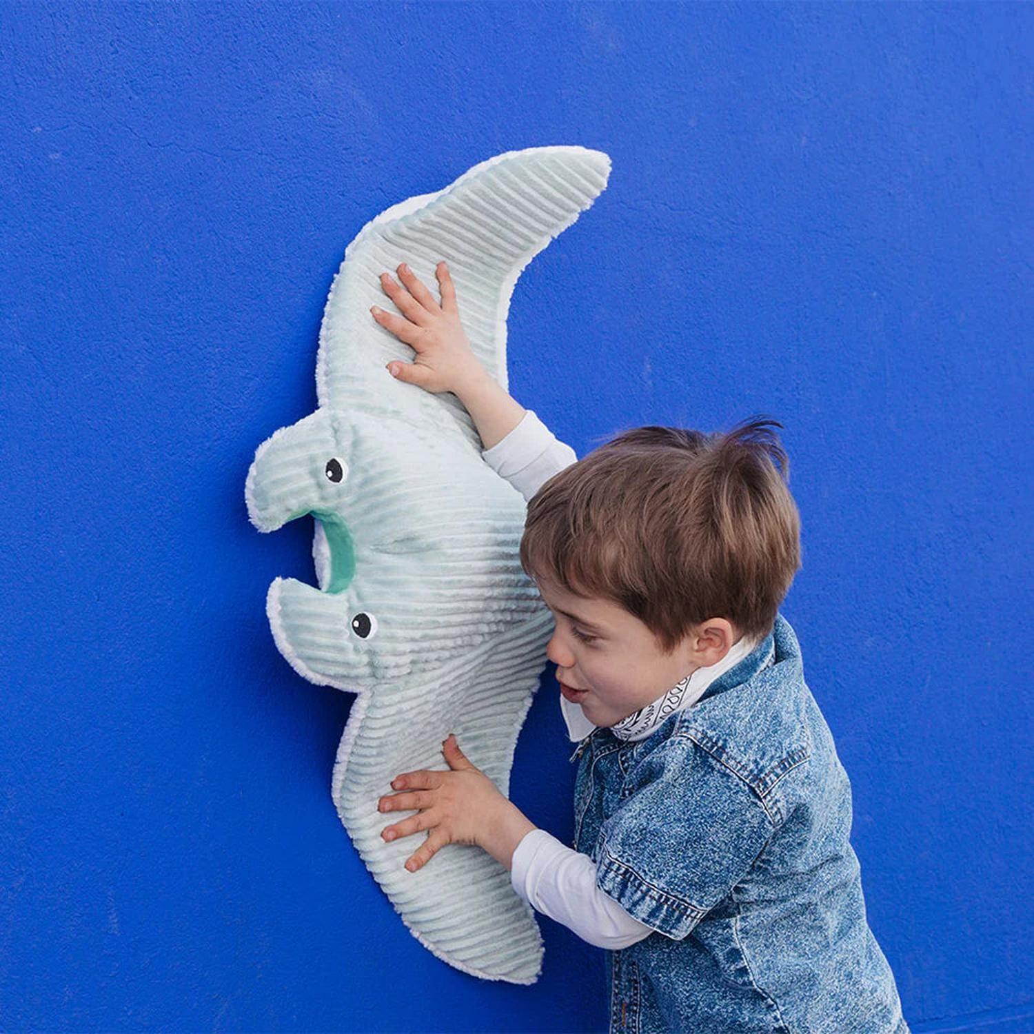 Peluche Mantarraya Mentalou Mamá y Bebé - Menta-3