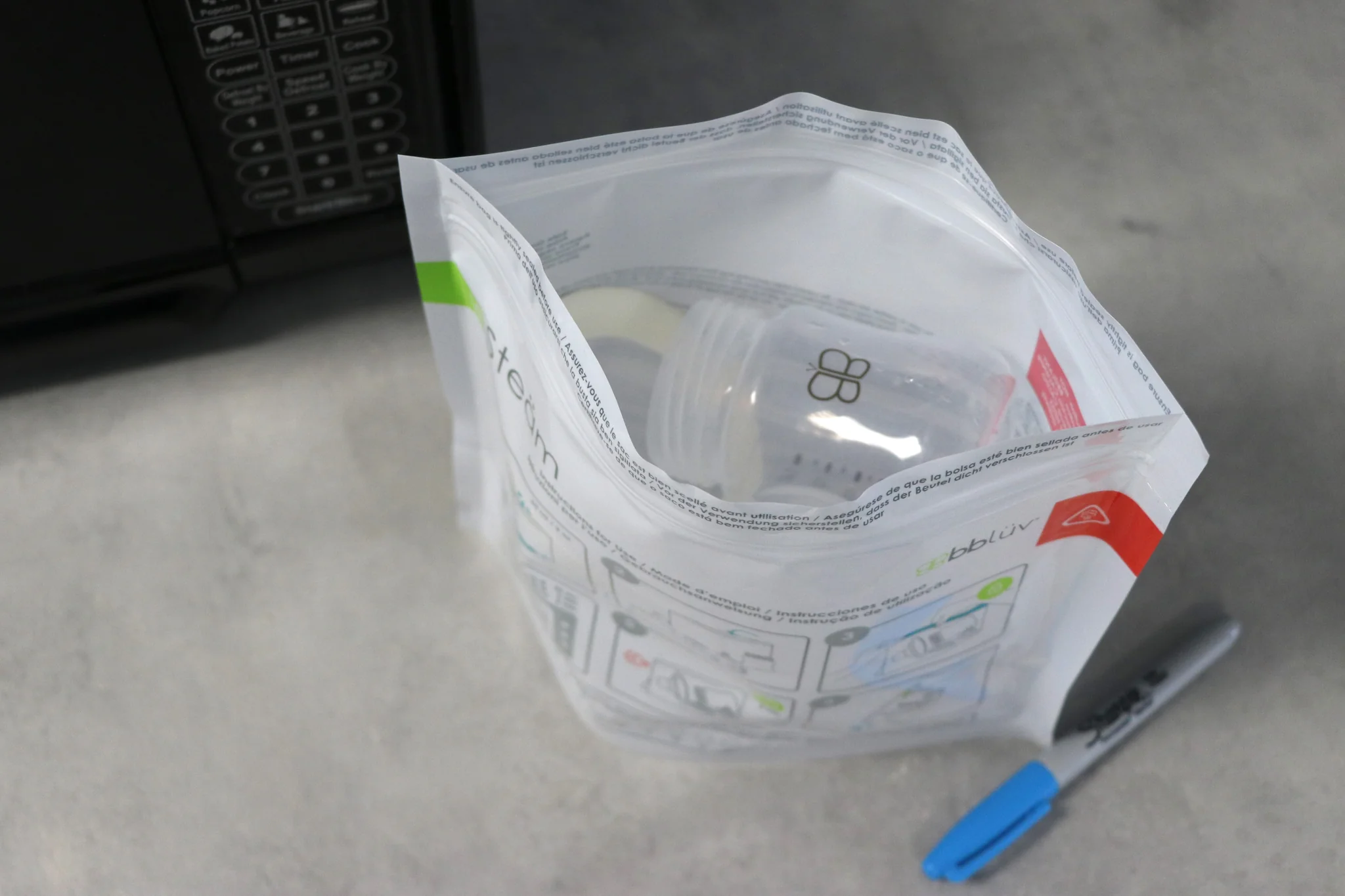 Bolsas Esterilizadoras De Vapor Rápido Para Microondas Steäm-2