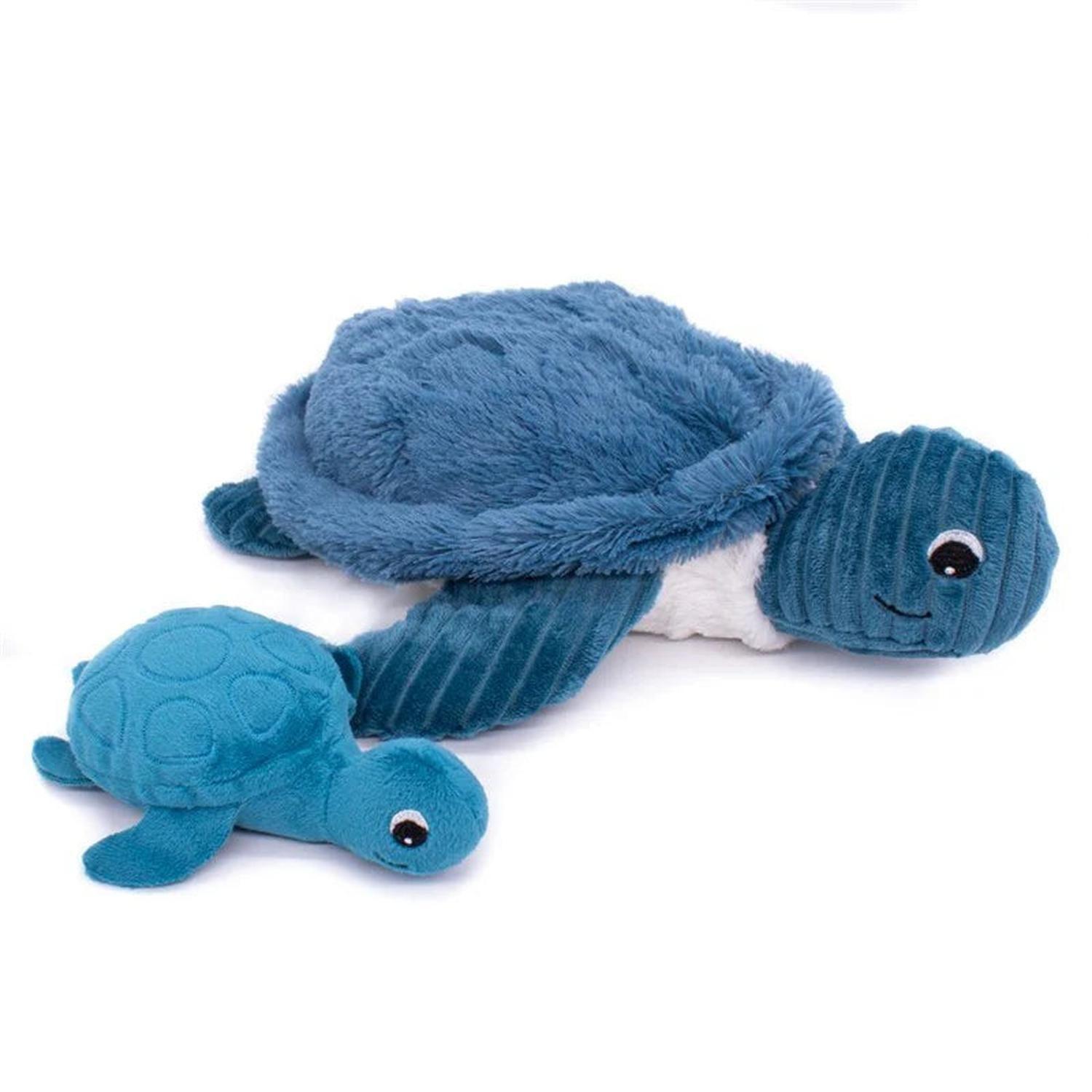Peluche Tortuga Sauvenou Mamá y Bebé - Azul-3